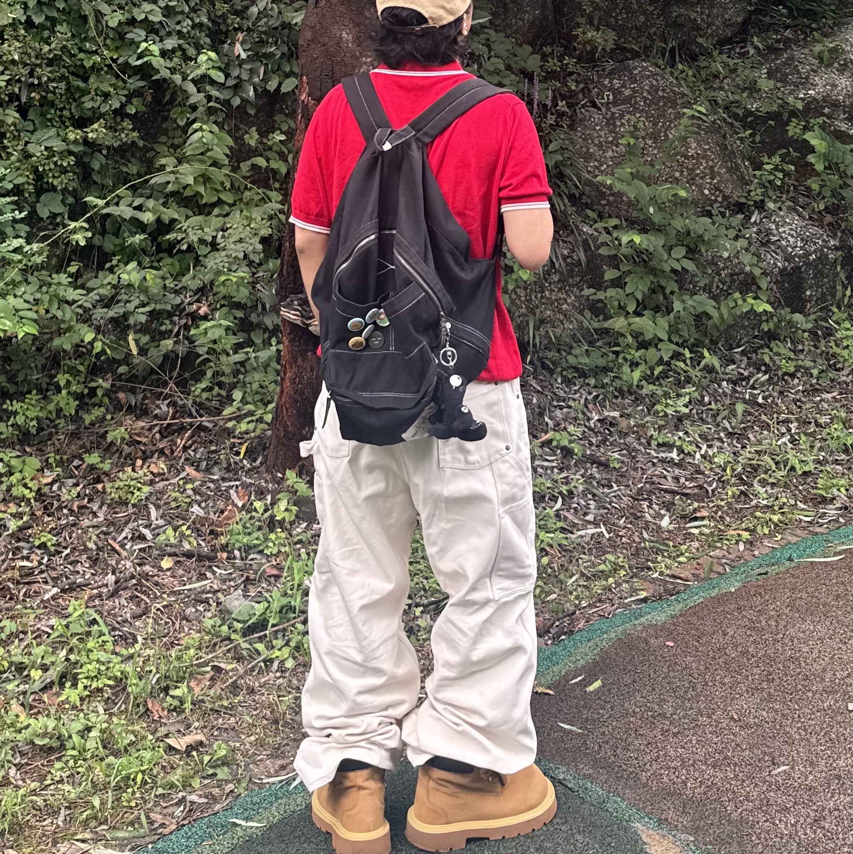 SOULESURES BOLD BELUGA Dune Camel, True Religion Authentic Wide Backpack Black 착용 스타일 - 2