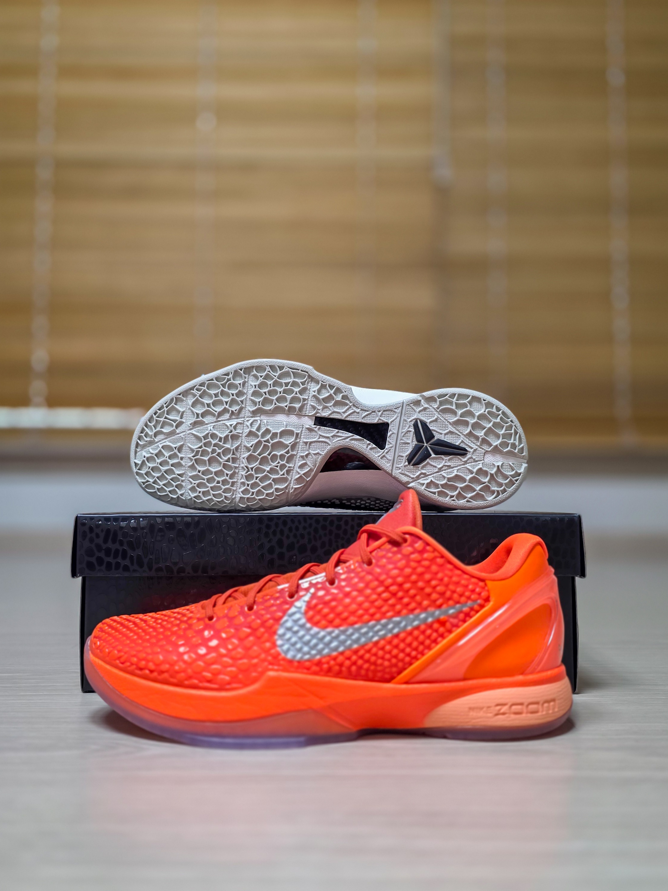Nike Kobe 6 Protro Total Orange, Nike Kobe 6 Protro Sail 착용 스타일 - 8