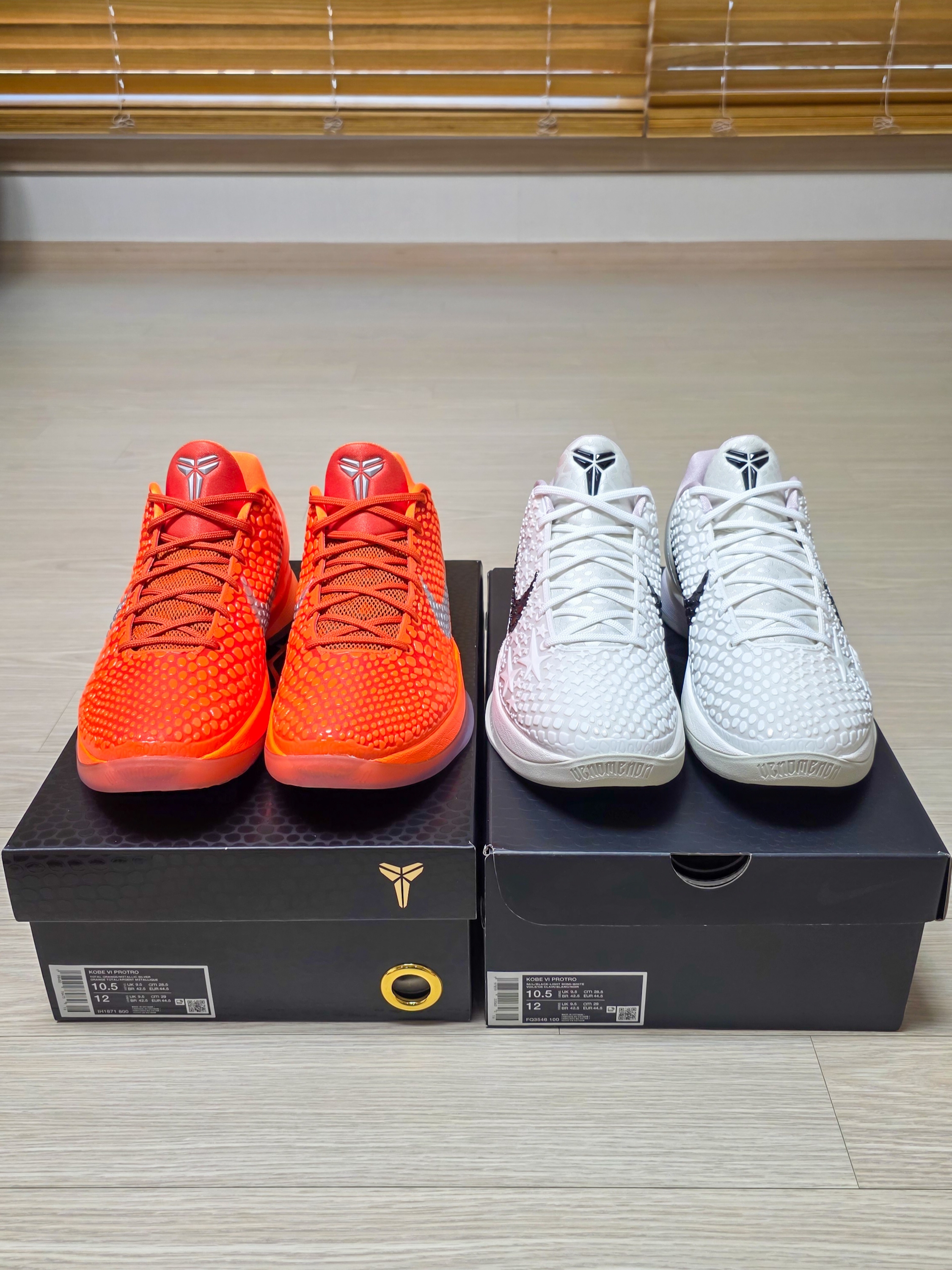 Nike Kobe 6 Protro Total Orange, Nike Kobe 6 Protro Sail 착용 스타일 - 4