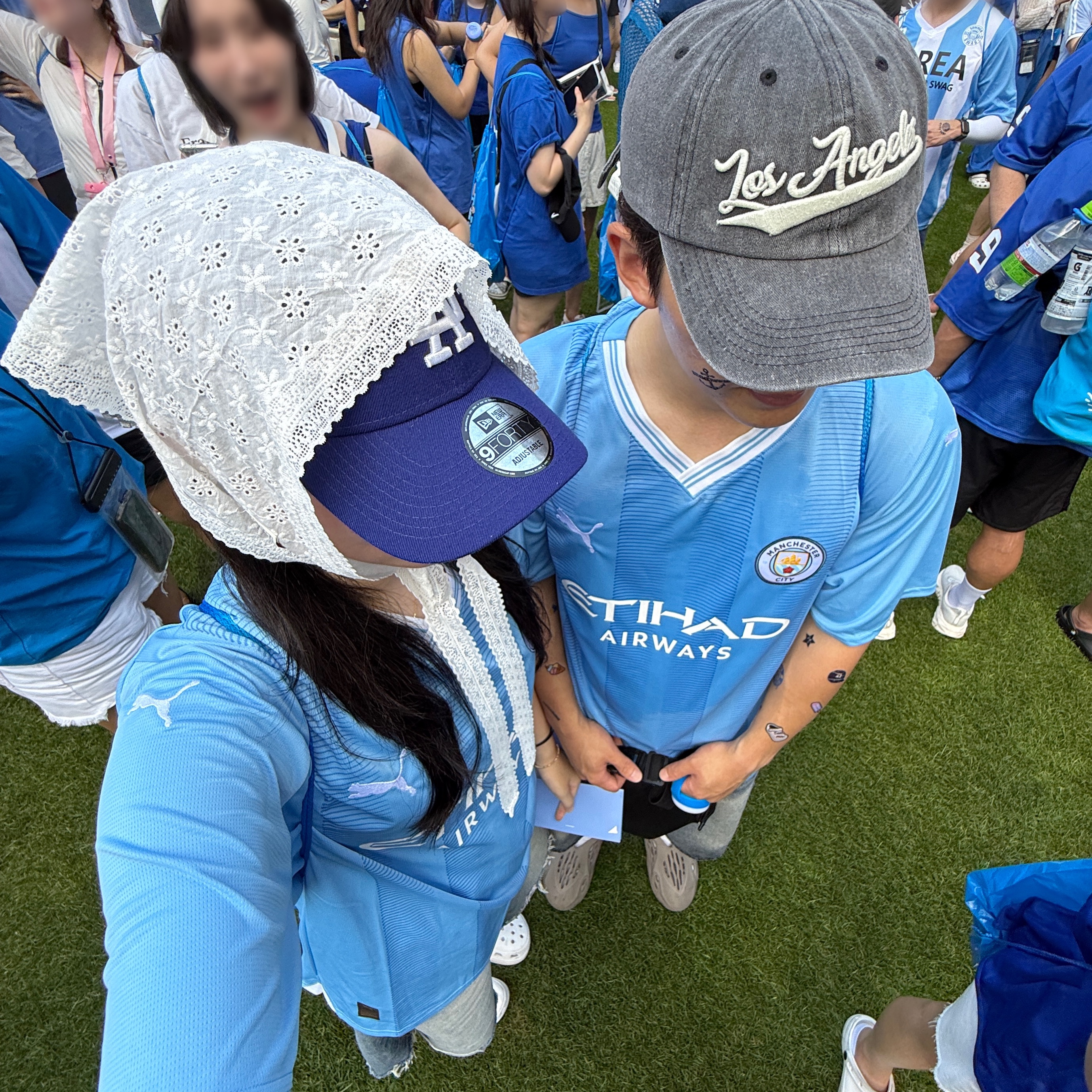 Puma Manchester City 2023/24 Home Jersey Team Light Blue (Non Marking Ver.) 착용 스타일 - 1