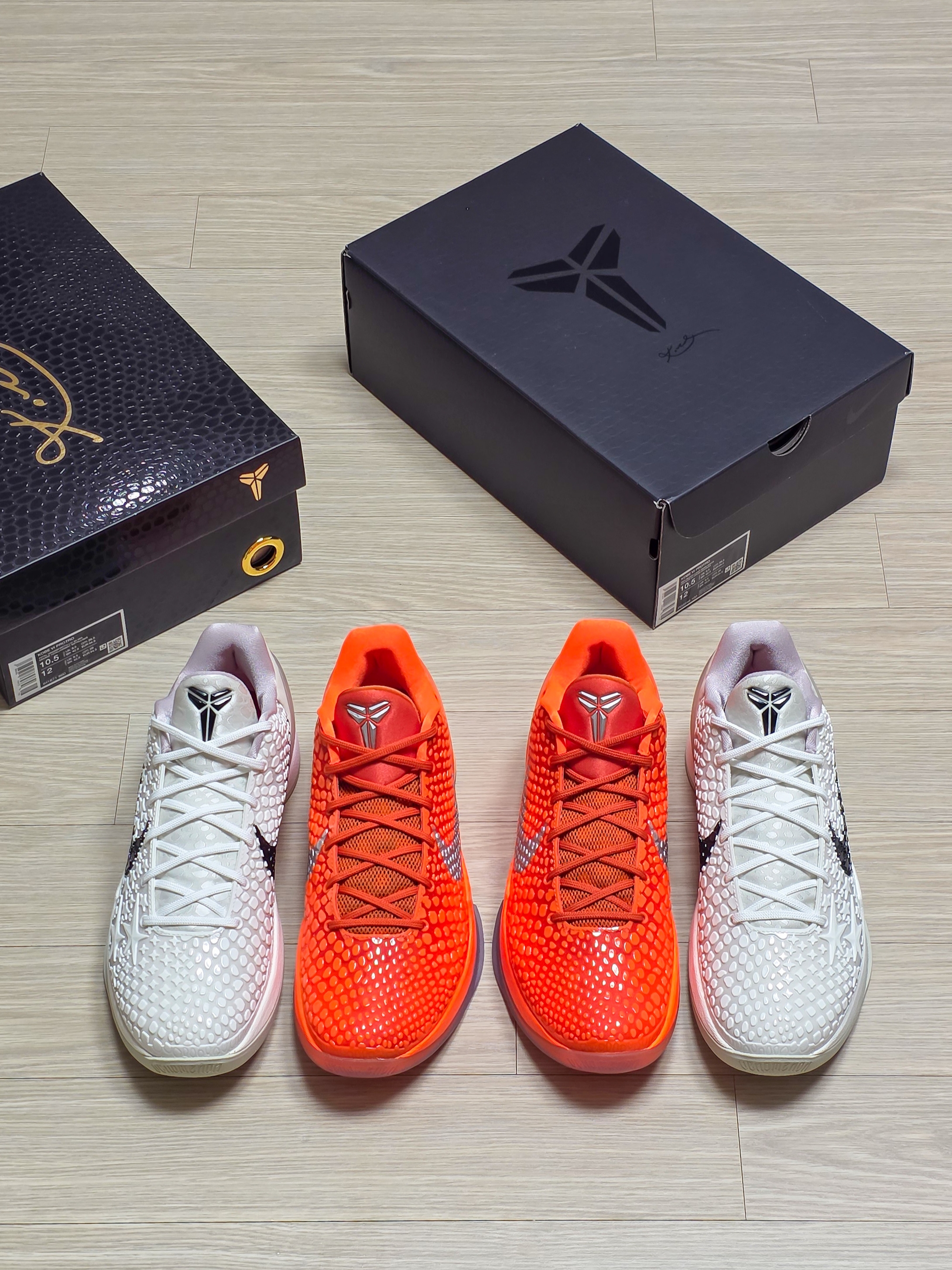 Nike Kobe 6 Protro Total Orange, Nike Kobe 6 Protro Sail 착용 스타일 - 5