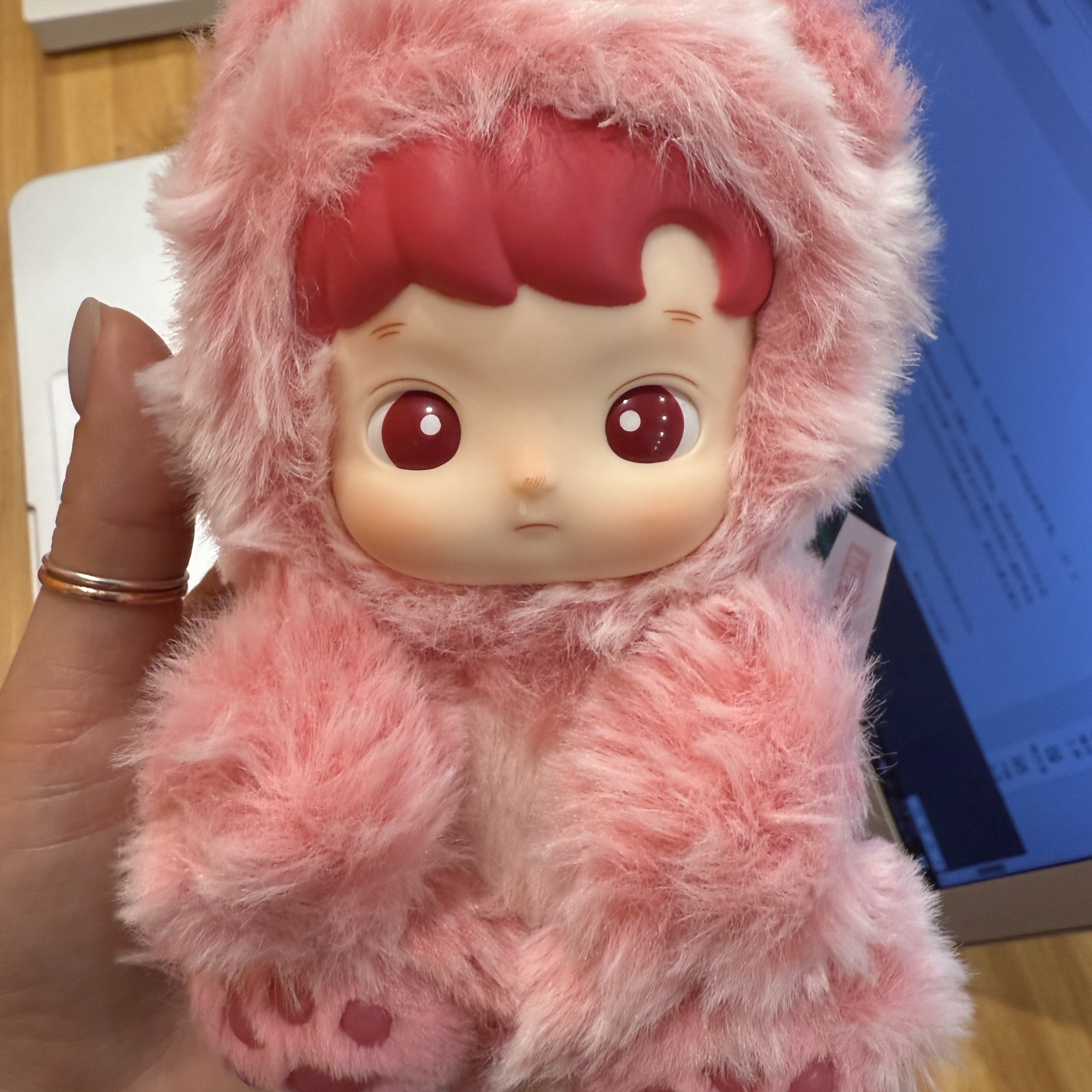 Pop Mart Hacipupu Gummy Bear Series Vinyl Plush Pendant (1 Blind Box) 착용 스타일 - 1