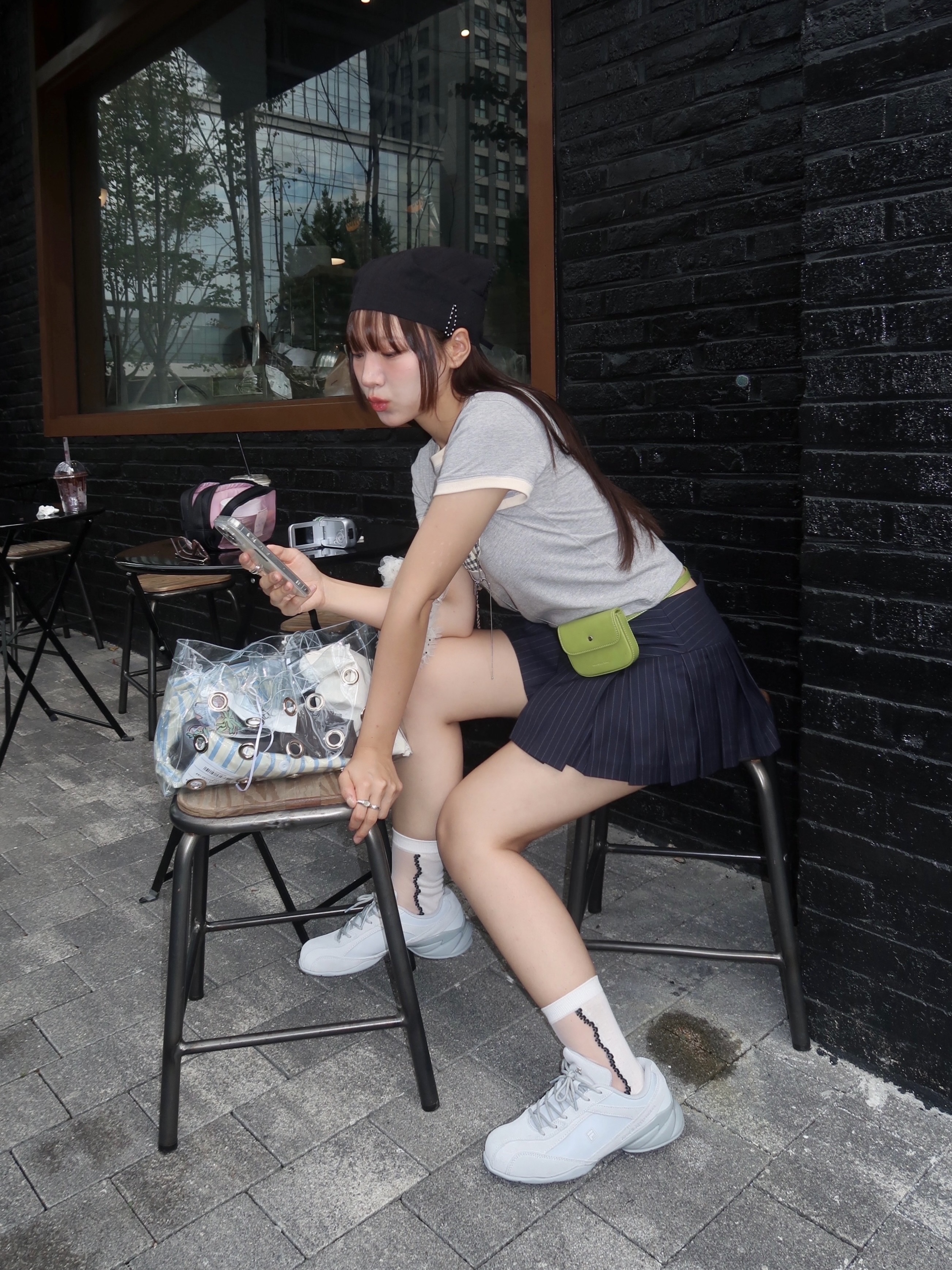 Fila x R&R Ritmo Grey 착용 스타일 - 1