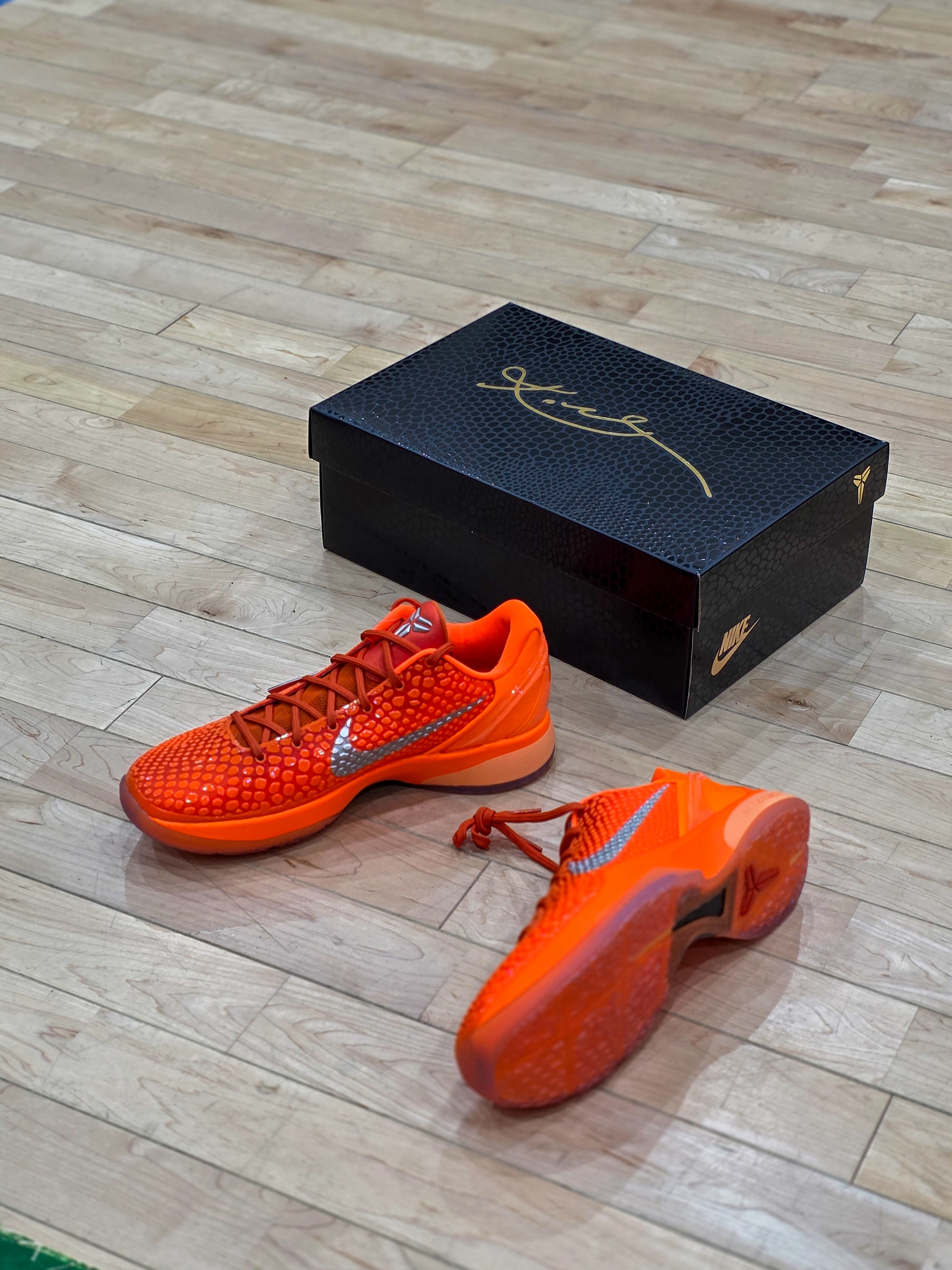 Nike Kobe 6 Protro Total Orange, Nike Kobe 6 Protro Sail 착용 스타일 - 3
