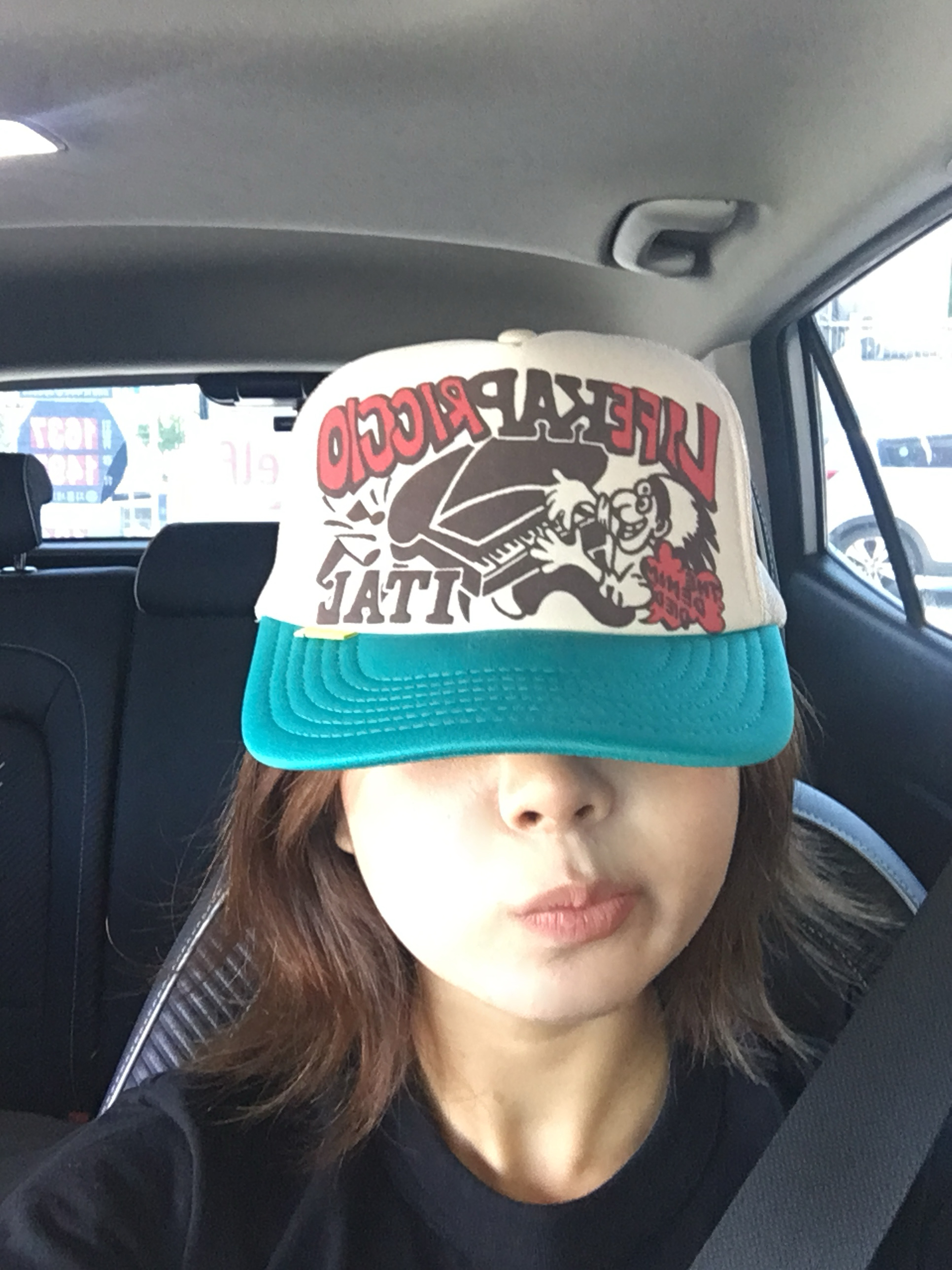 Kapital Life Kapriccio Pt Truck Cap Kinari Turquoise 착용 스타일