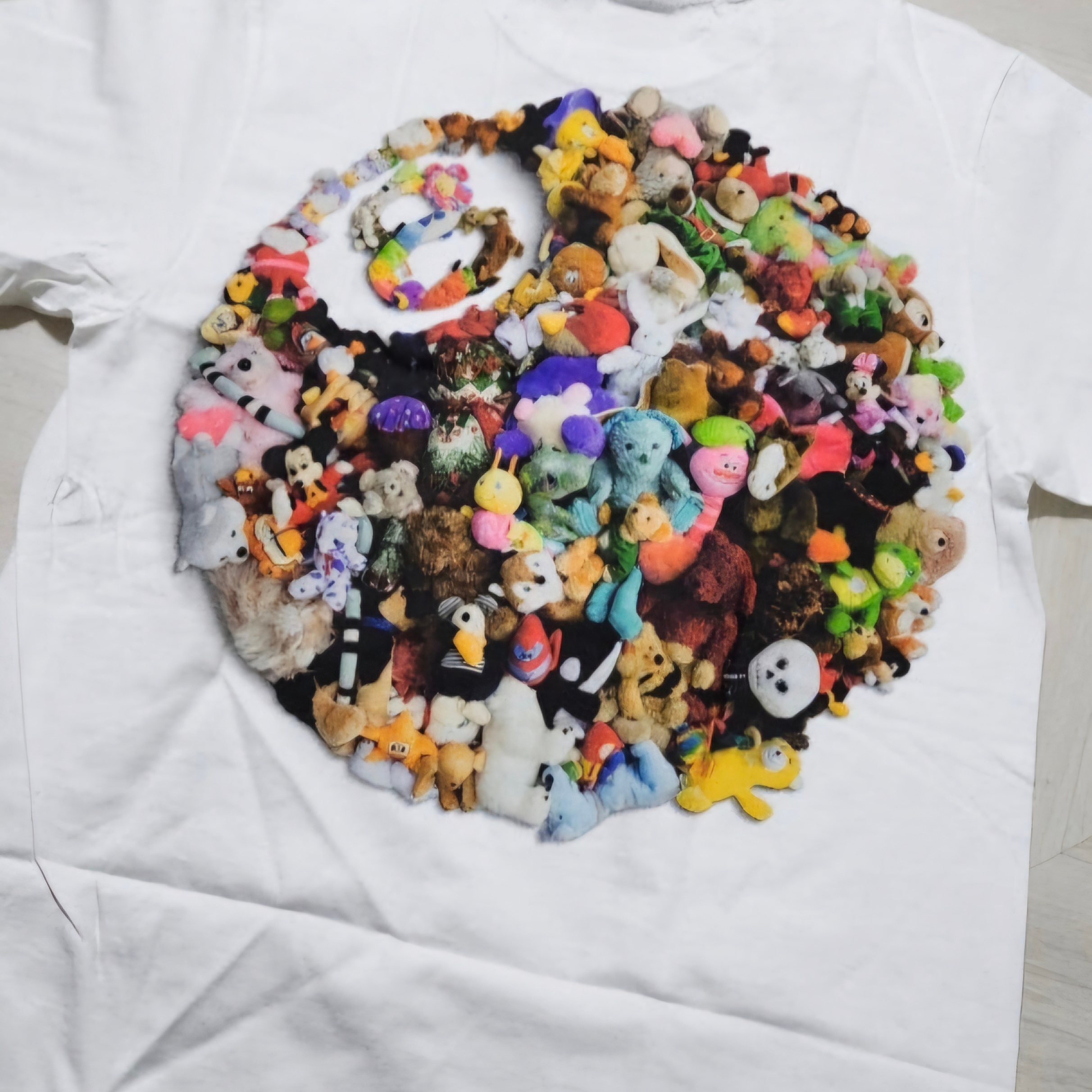 Stussy Plush T-Shirt White 착용 스타일