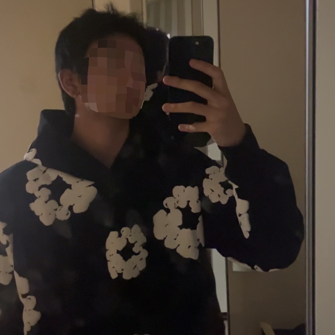 Denim Tears The Cotton Wreath Sweatshirt Black 착용 스타일