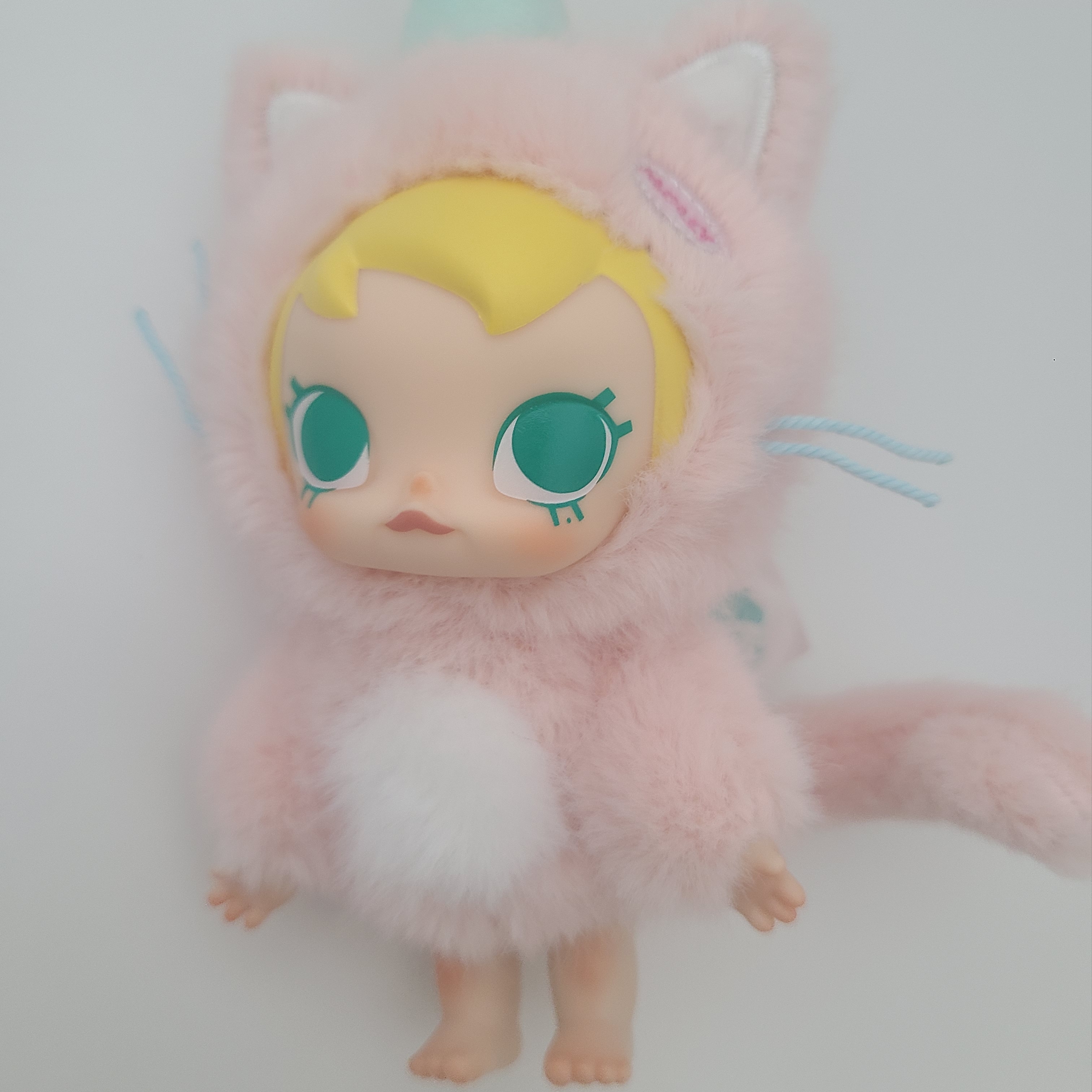 Pop Mart Baby Molly Pocket Friends Series Vinyl Plush Pendant Who's the Good Girl (Opened Case) 착용 스타일