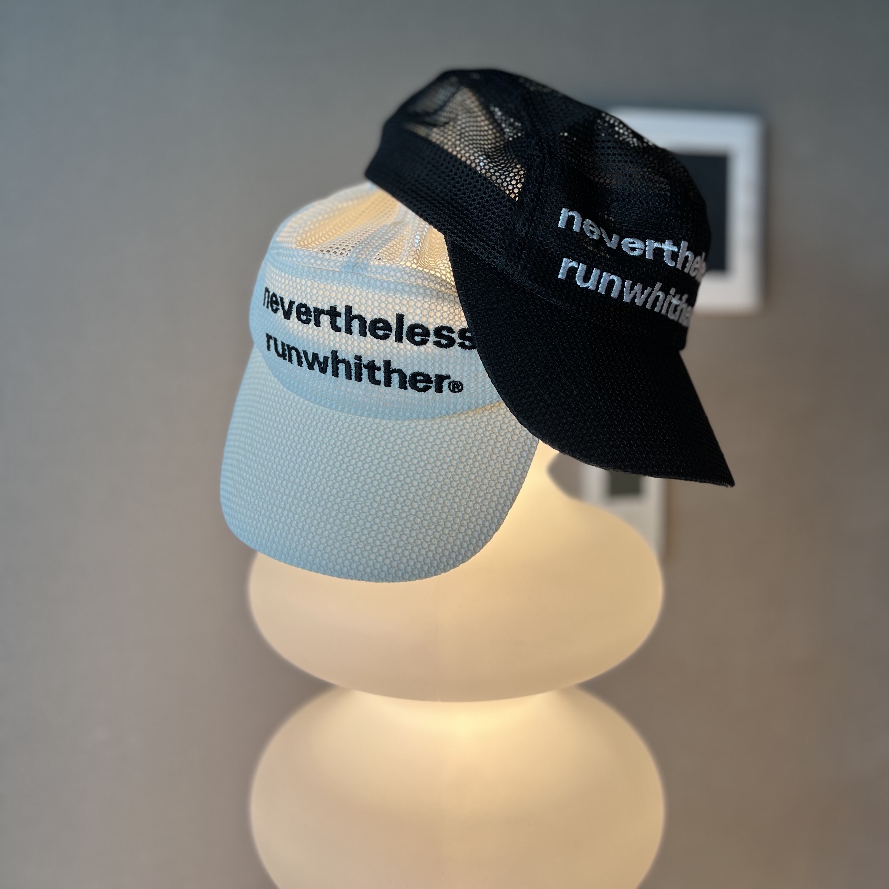 Adidas Climacool Off White, [KREAM 단독] runwhither Mesh Cap Black 착용 스타일 - 2