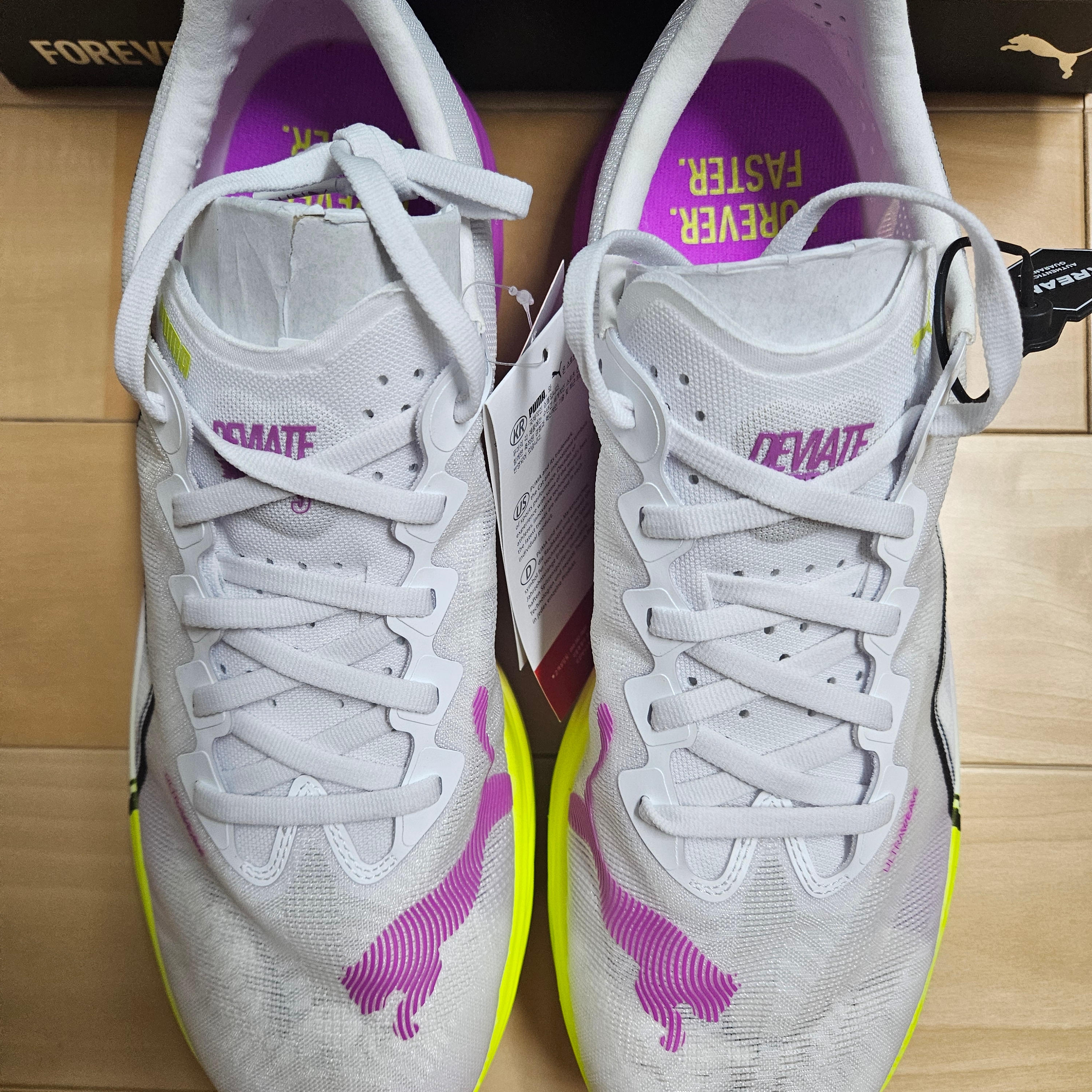 Puma Deviate Nitro Elite 3 White Pure Magenta 착용 스타일 - 7