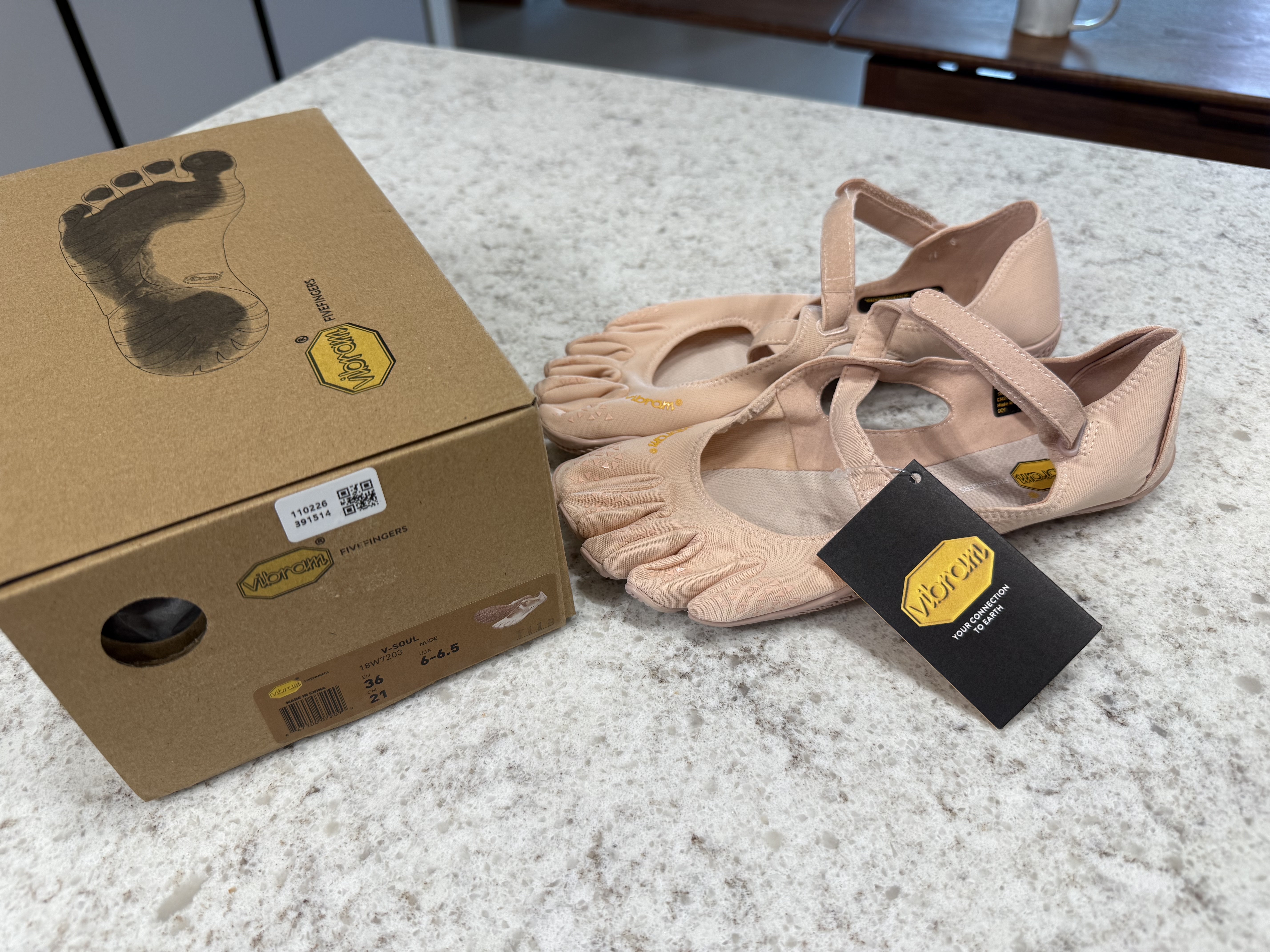 (W) Vibram Fivefingers V-Soul Nude 착용 스타일 - 7