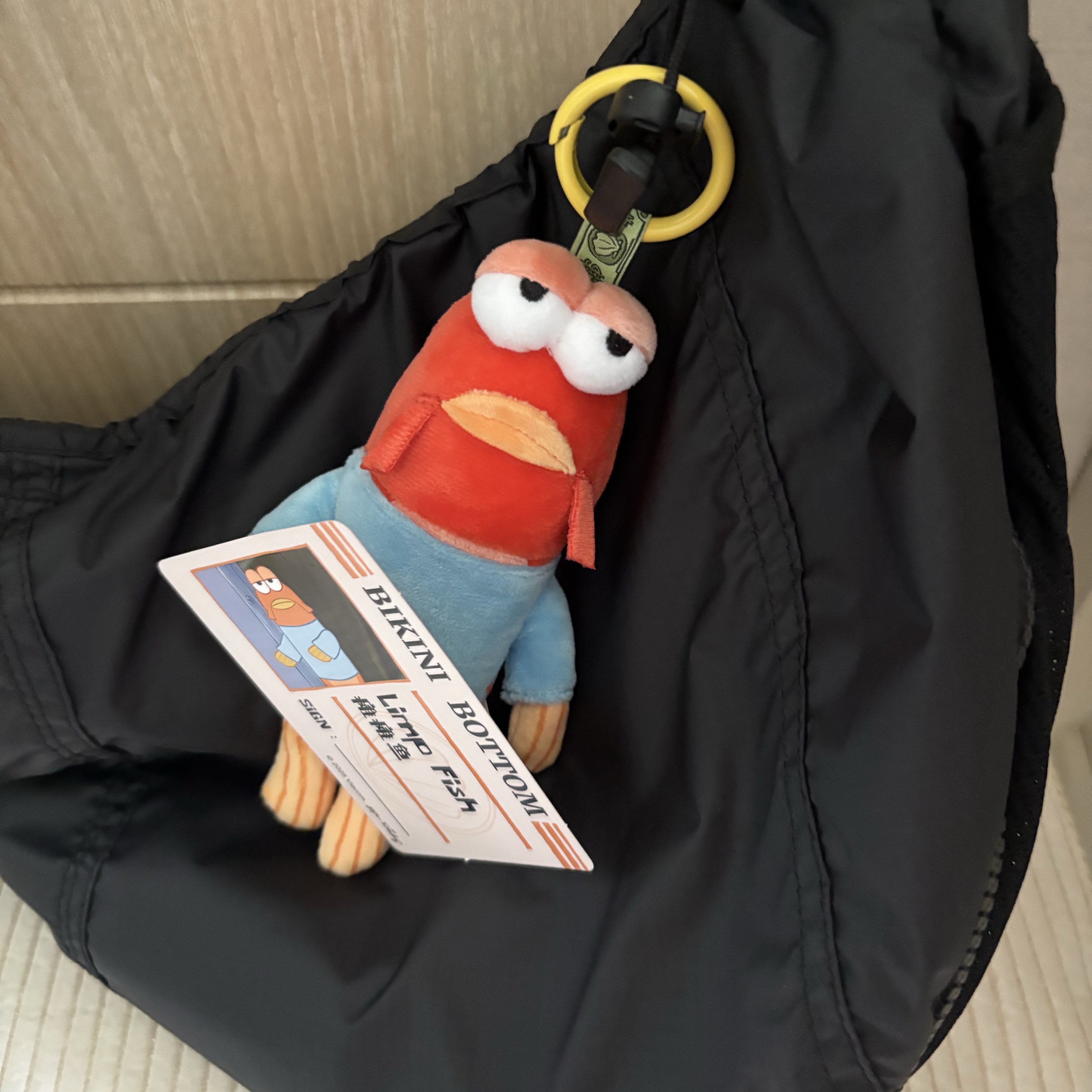 Pop Mart Bikini Bottom Buddies Whimsical Plush (6 Blind Boxes), Pop Mart Bikini Bottom Buddies Whimsical Plush Limp Fish (Opened Case) 착용 스타일 - 2