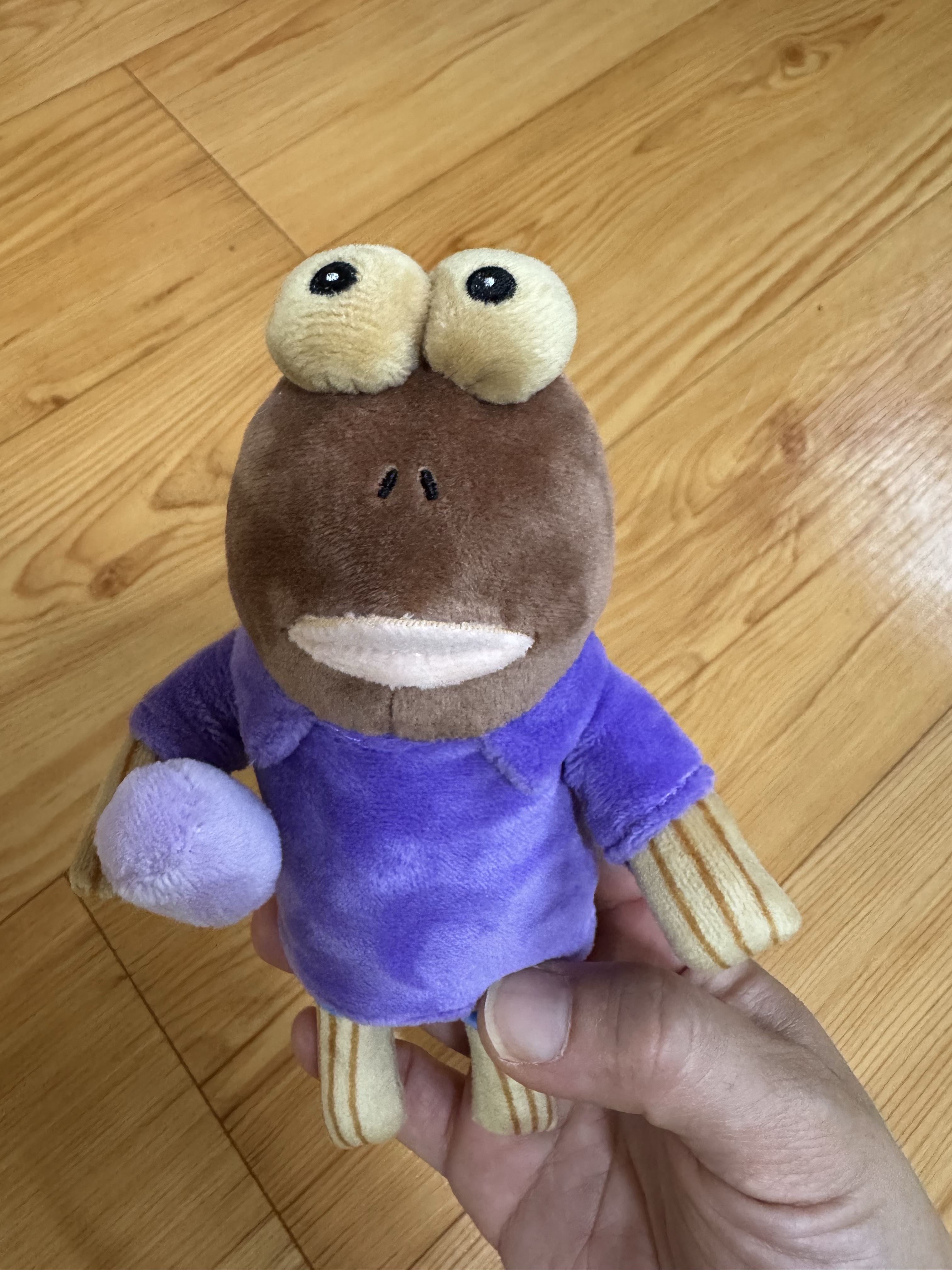Pop Mart Bikini Bottom Buddies Whimsical Plush Dazed Fish (Opened Case) 착용 스타일
