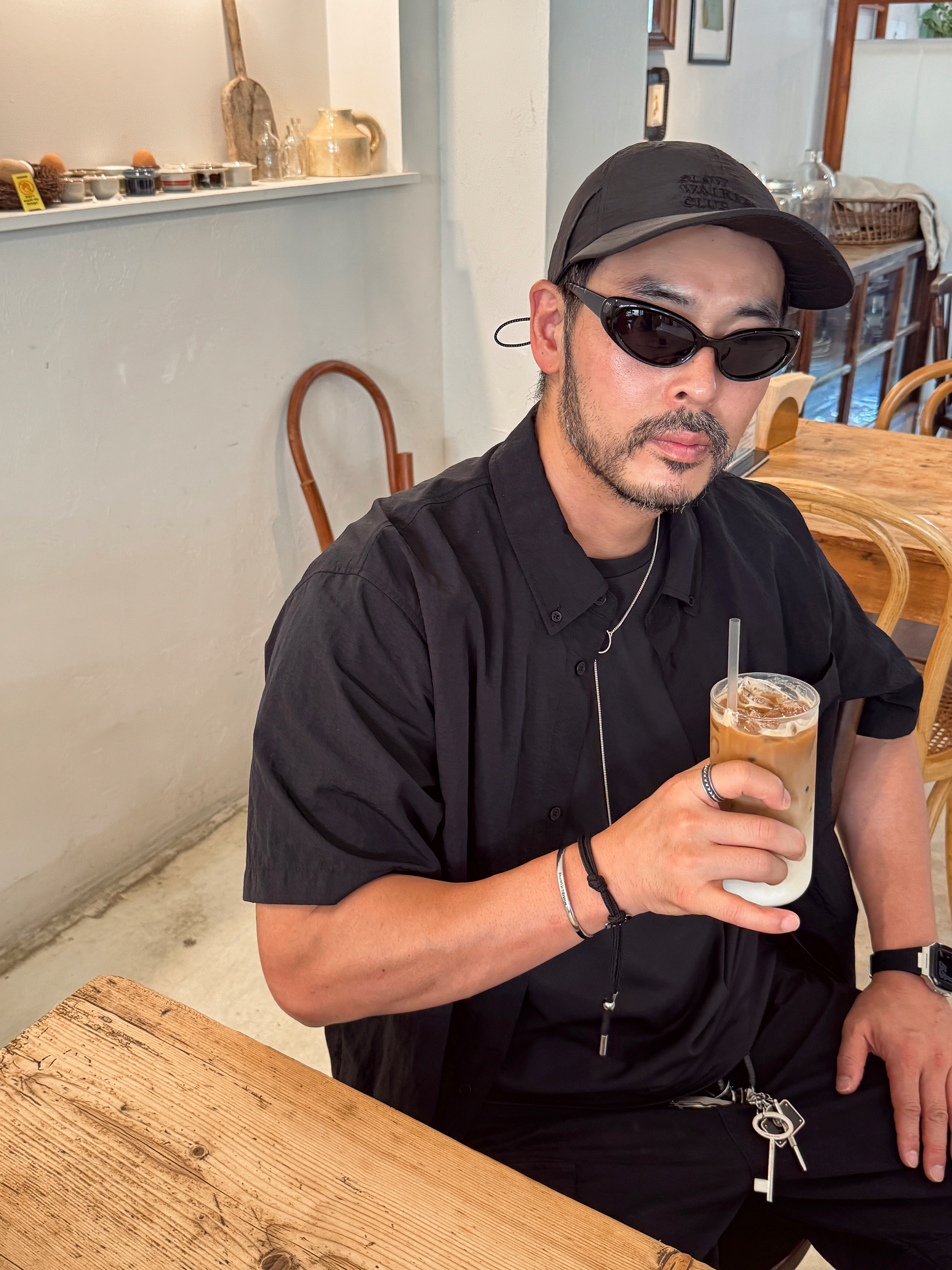On Running x Sail Racing Cloud Regatta 999 Black, Flavorism VTG Washed Cargo Pants Black 착용 스타일 - 3
