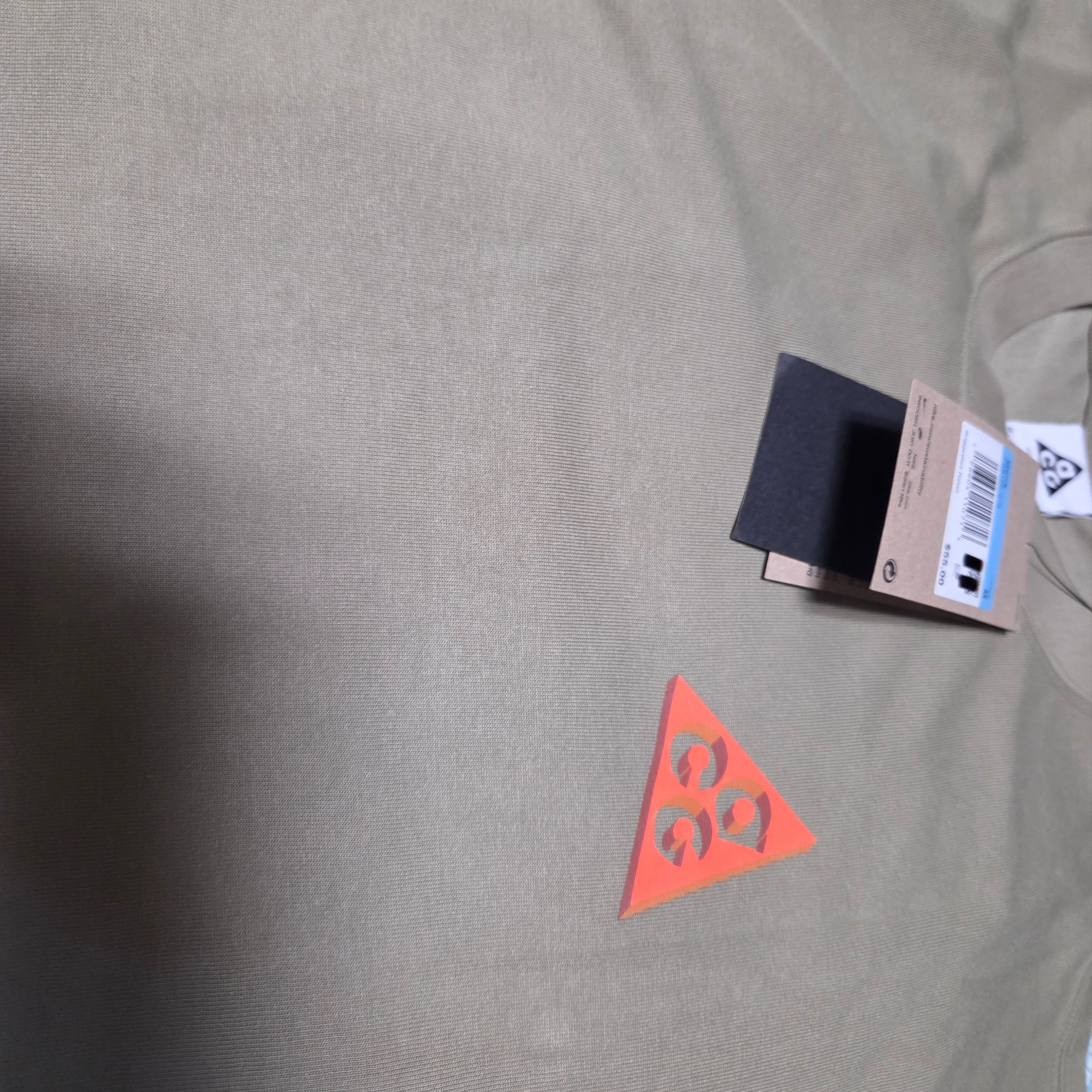 Nike ACG Vortex T-Shirt Neutral Olive - US/EU, Nike ACG Vortex T-Shirt Neutral Olive - Asia 착용 스타일 - 2