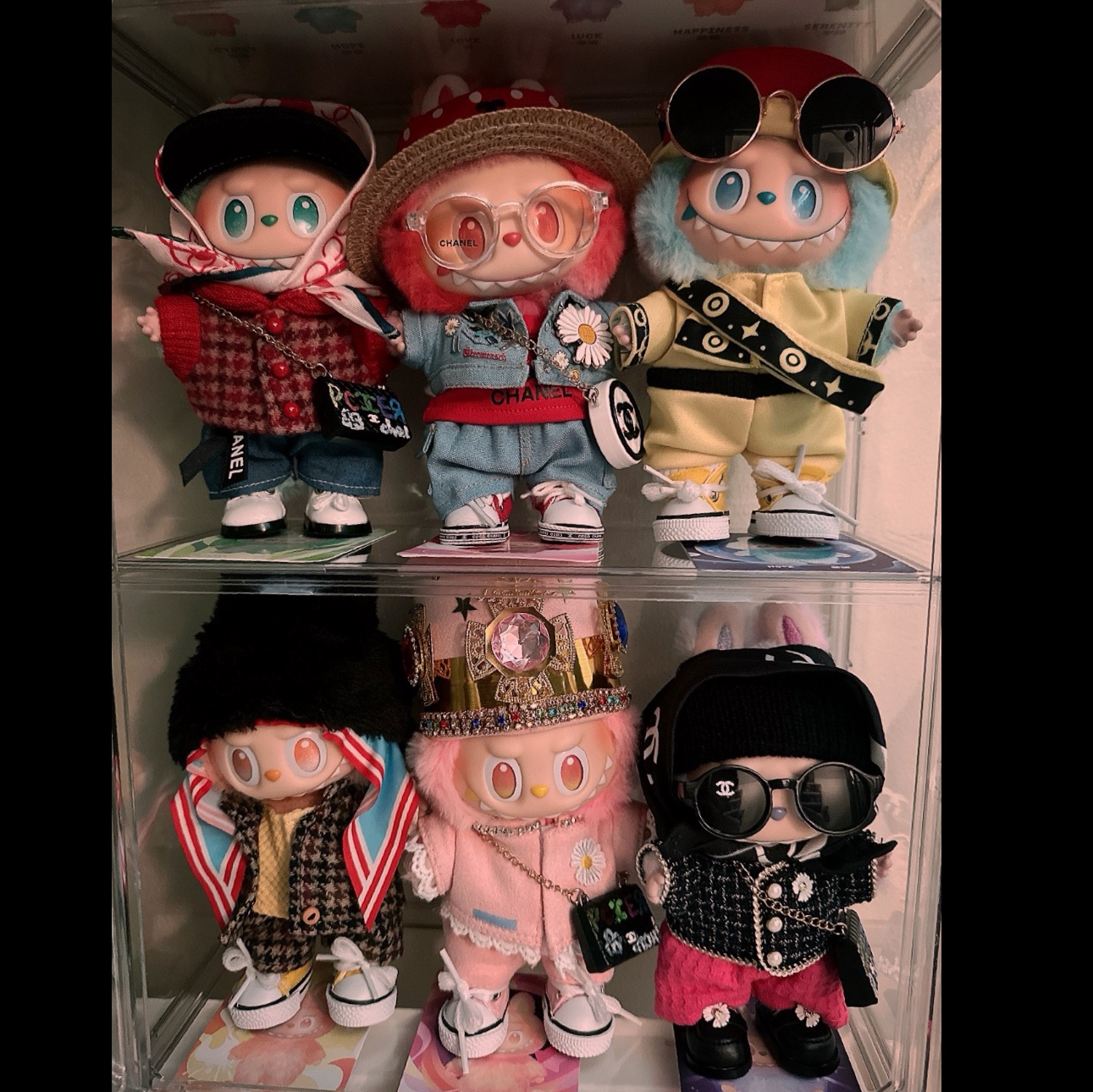 Pop Mart Labubu The Monsters Highlight Series Sealed Case (6 Blind Boxes) 착용 스타일