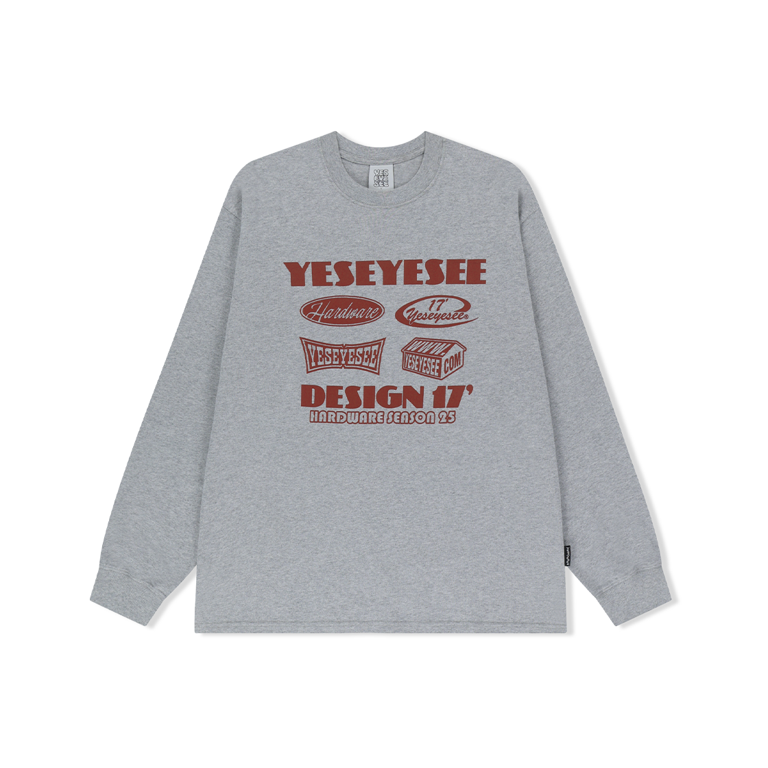 예스아이씨 예스 하드웨어 롱슬리브 그레이(YESEYESEE Y.E.S Hardware L/S Grey)