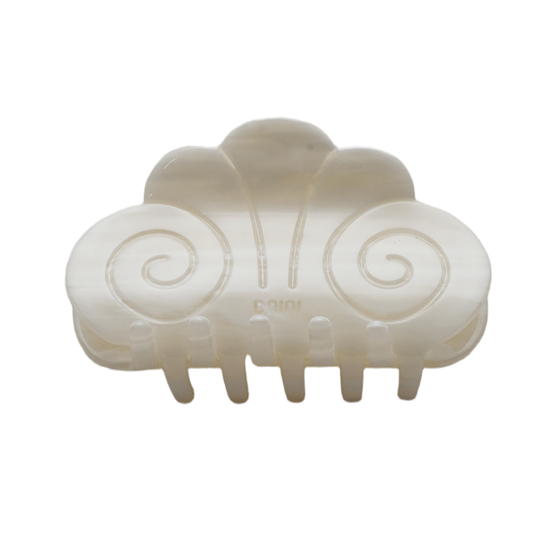 드니니 스파이럴 집게핀 라지 쉘화이트(DNINI Spiral Claw Clip L Shell white)