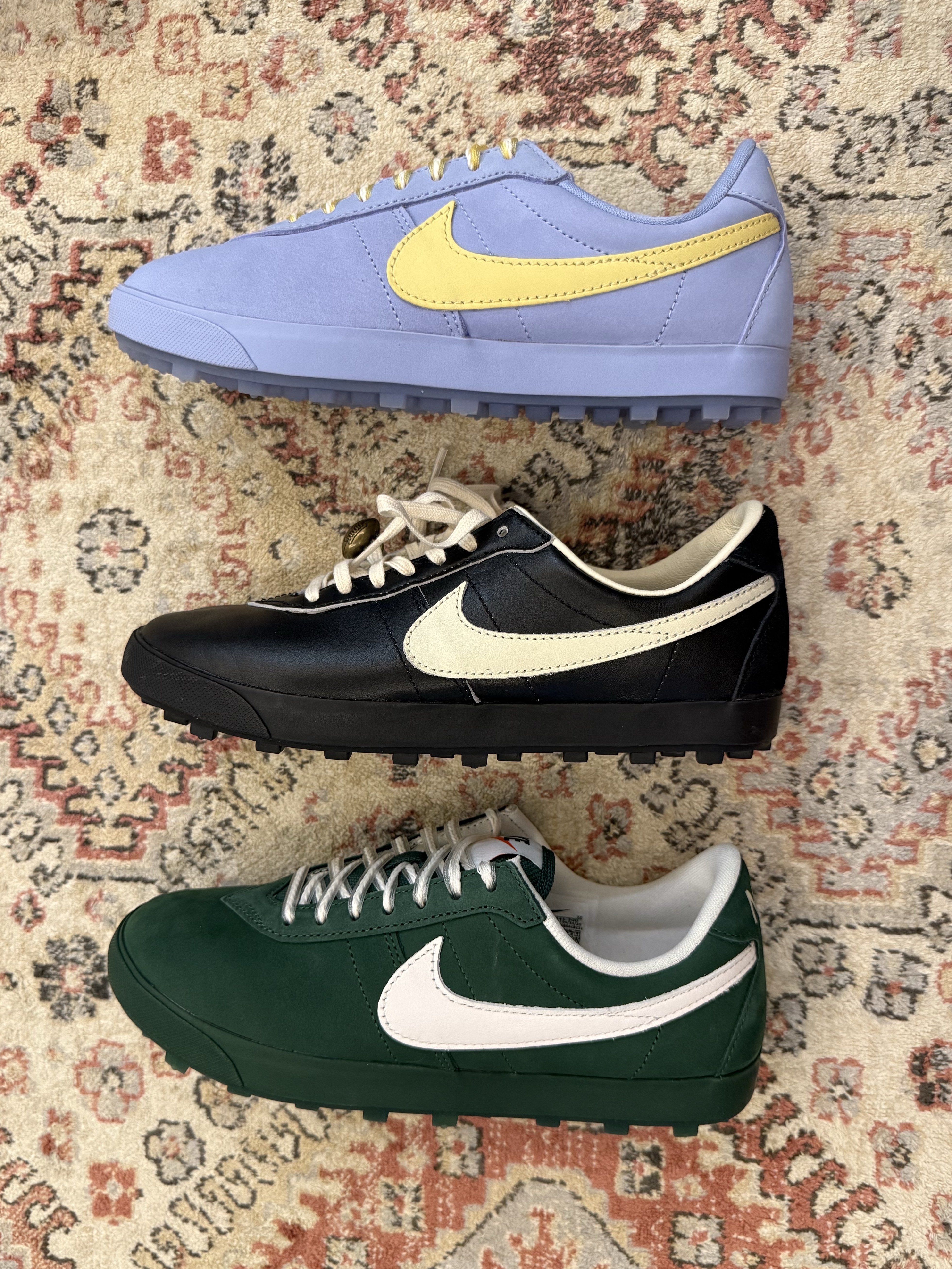 Nike x Bode Astrograbber SP Black and Coconut Milk, Nike Astrograbber Fir and Phantom 착용 스타일 - 3