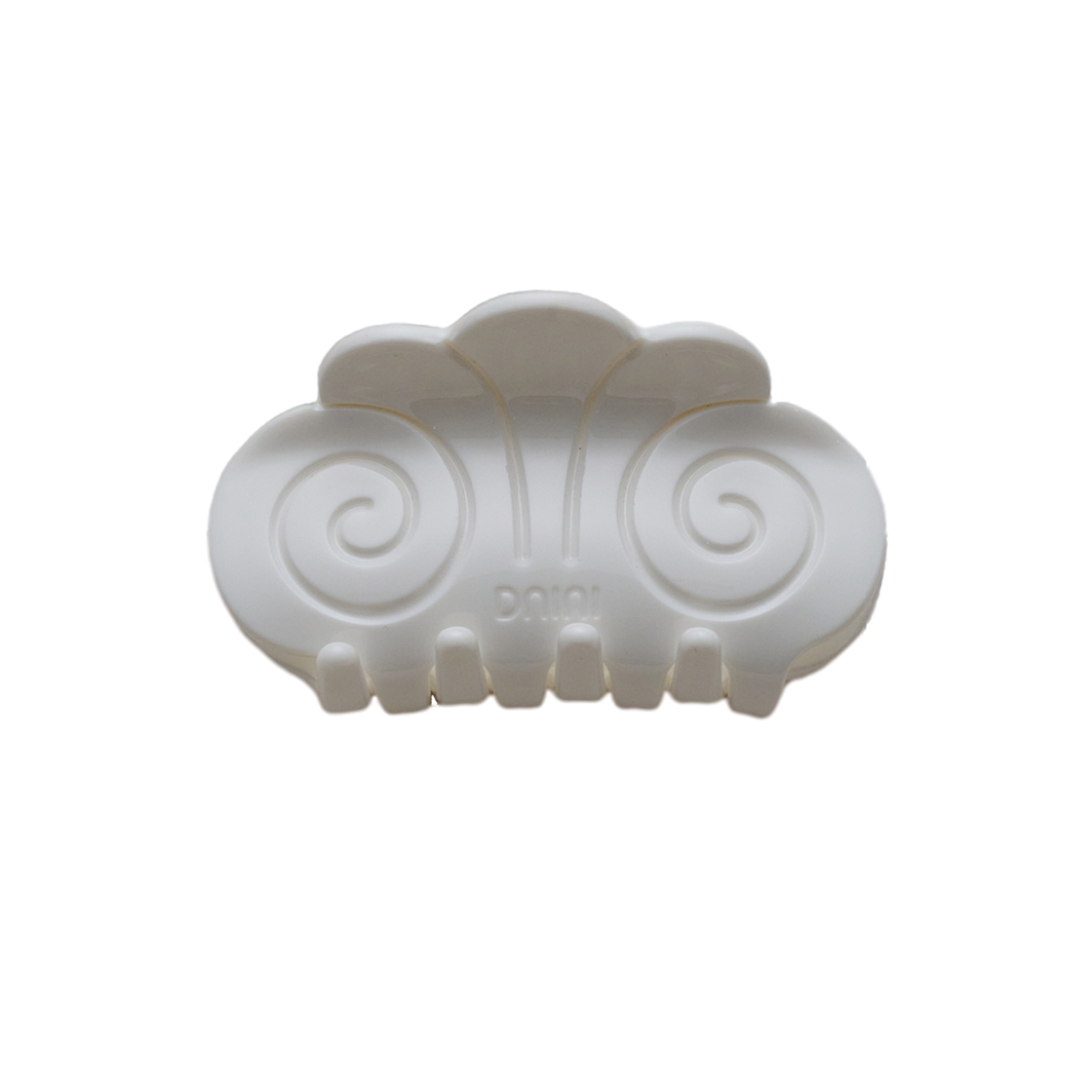 드니니 스파이럴 집게핀 스몰 화이트(DNINI Spiral Claw Clip S White)