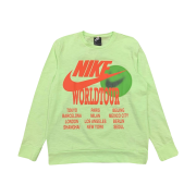 Nike NSW World Tour Long Sleeve T-Shirt Liquid Lime