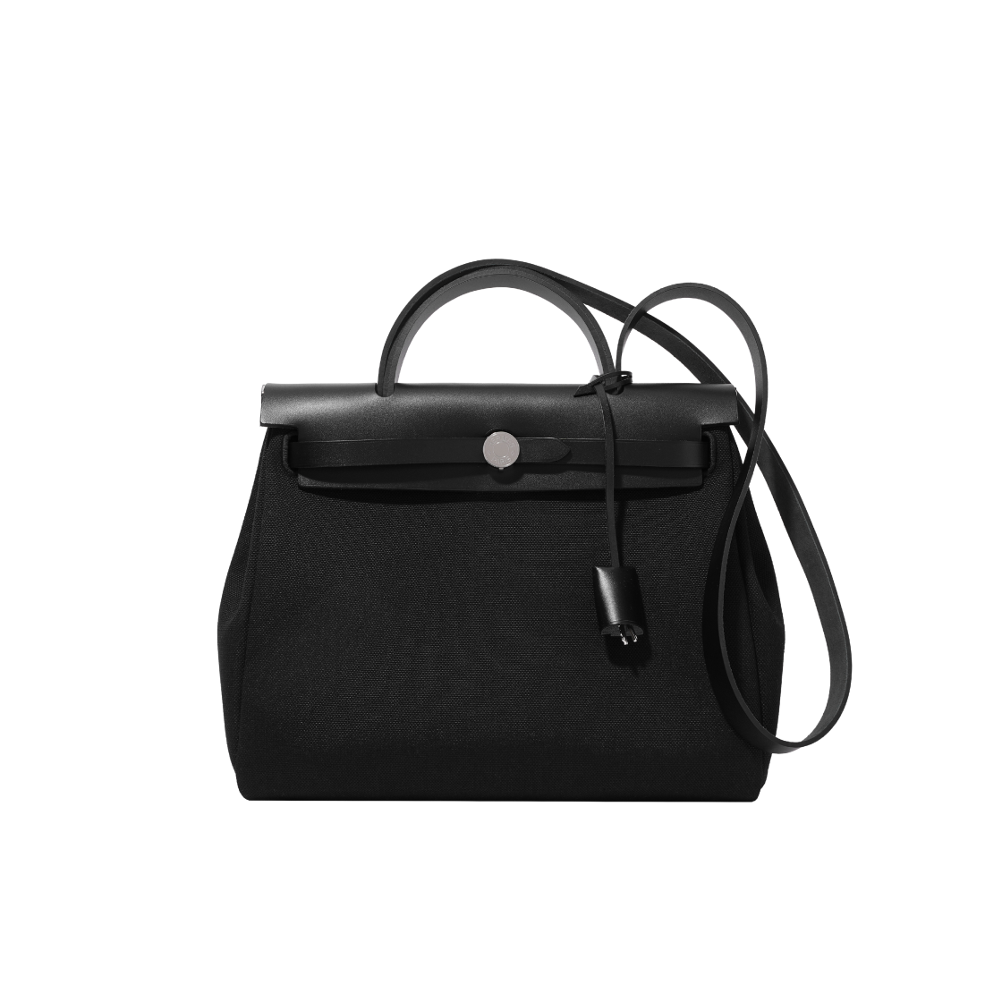 에르메스 에르백 집 31 백 밀리터리 캔버스 헌터 카우하이드 & 팔라듐 하드웨어 누아(Hermes Herbag Zip 31 Bag Military Canvas Hunter Cowhide & Palladium Noir)