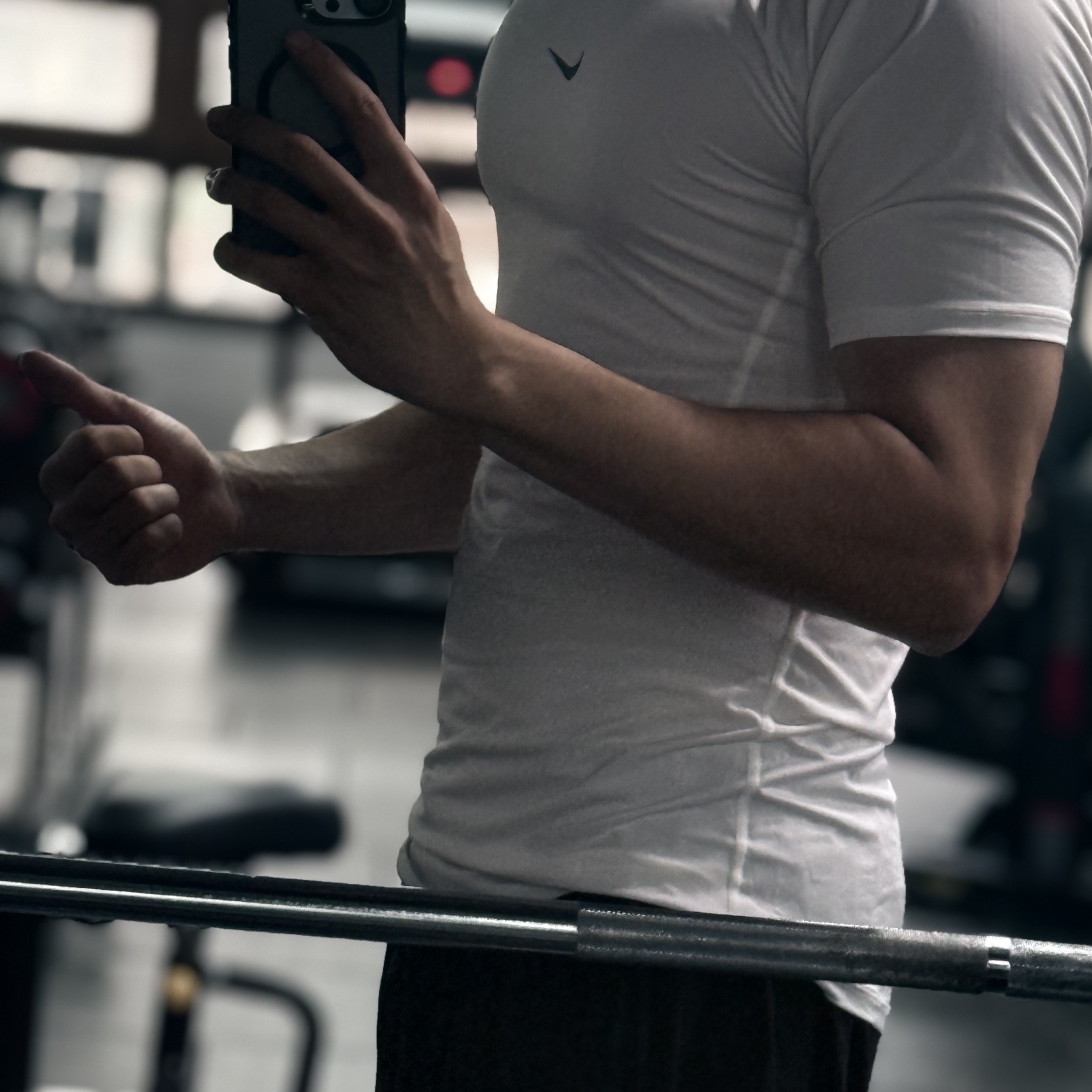 Nike Pro Dri-Fit Tight Short Sleeve Fitness Top White - Asia 착용 스타일 - 1
