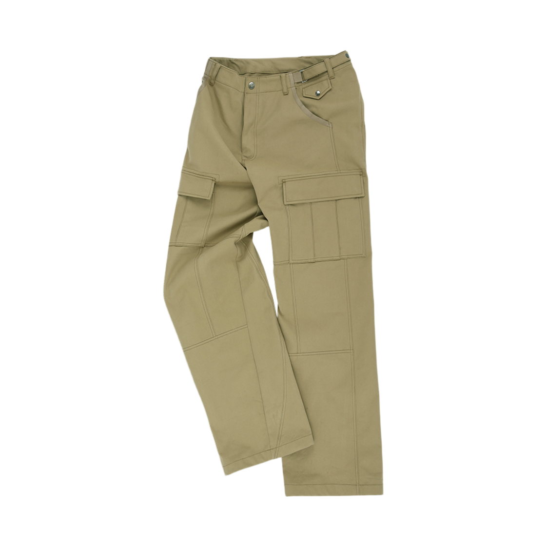 apa856u(BEIGE) ADSB ANDERSSON BELL Unisex Binding Cargo Pants Beige