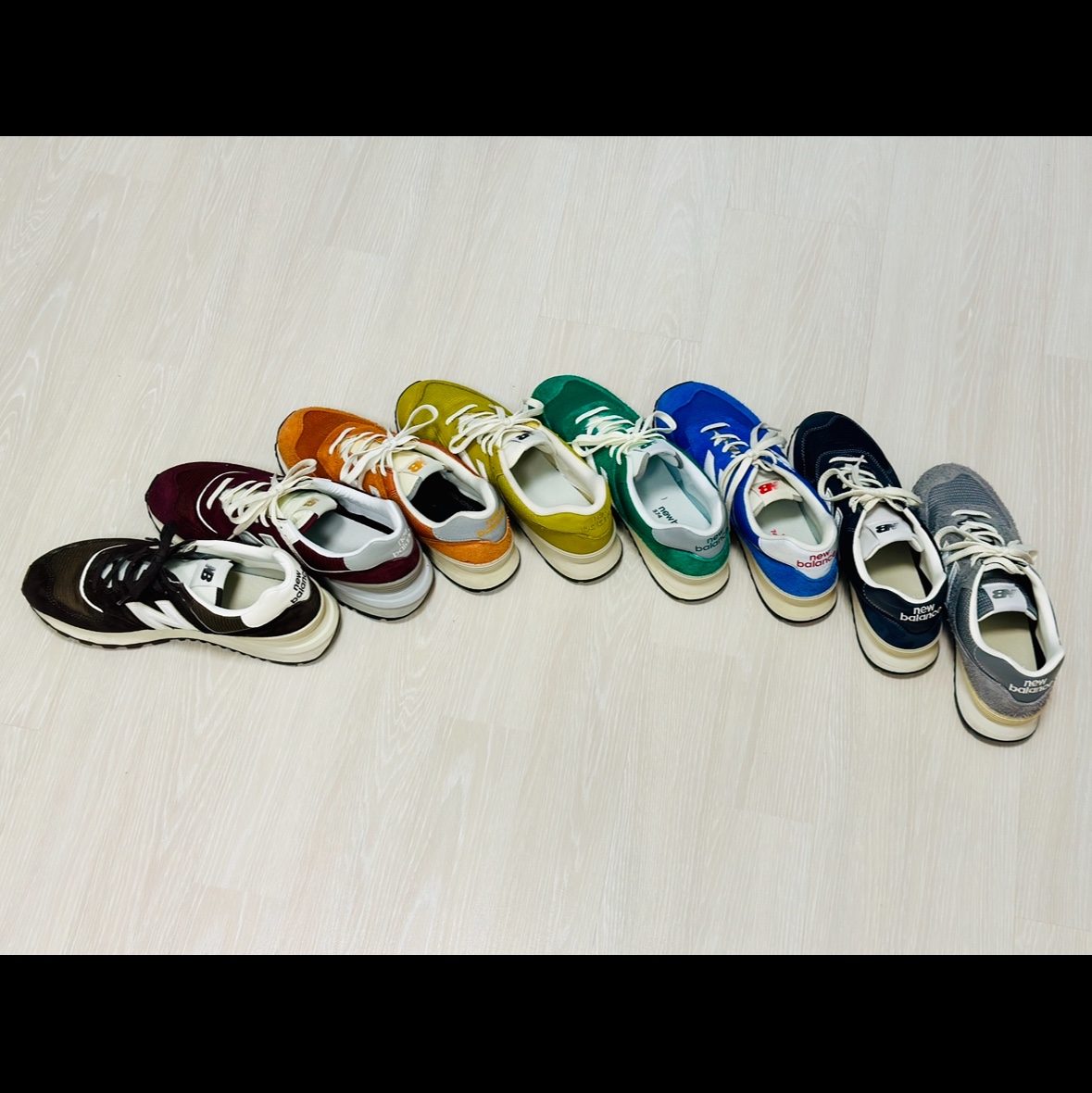 New Balance 574 Heritage Grass Green, New Balance 574 Marshland - D Standard 착용 스타일