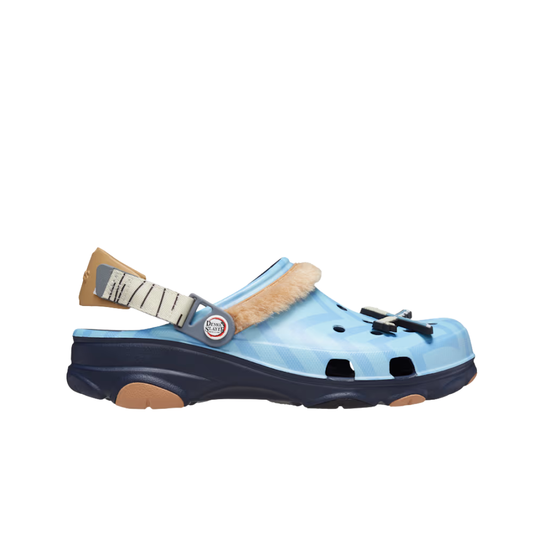 크록스 x 귀멸의 칼날 이노스케 올 터레인 클로그 네이비(Crocs x Demon Slayer Inosuke All Terrain Clog Navy)