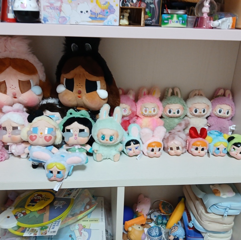 Pop Mart Crybaby x Powerpuff Girls Series Keyring Sealed Case (6 Blind Boxes) 착용 스타일 - 2