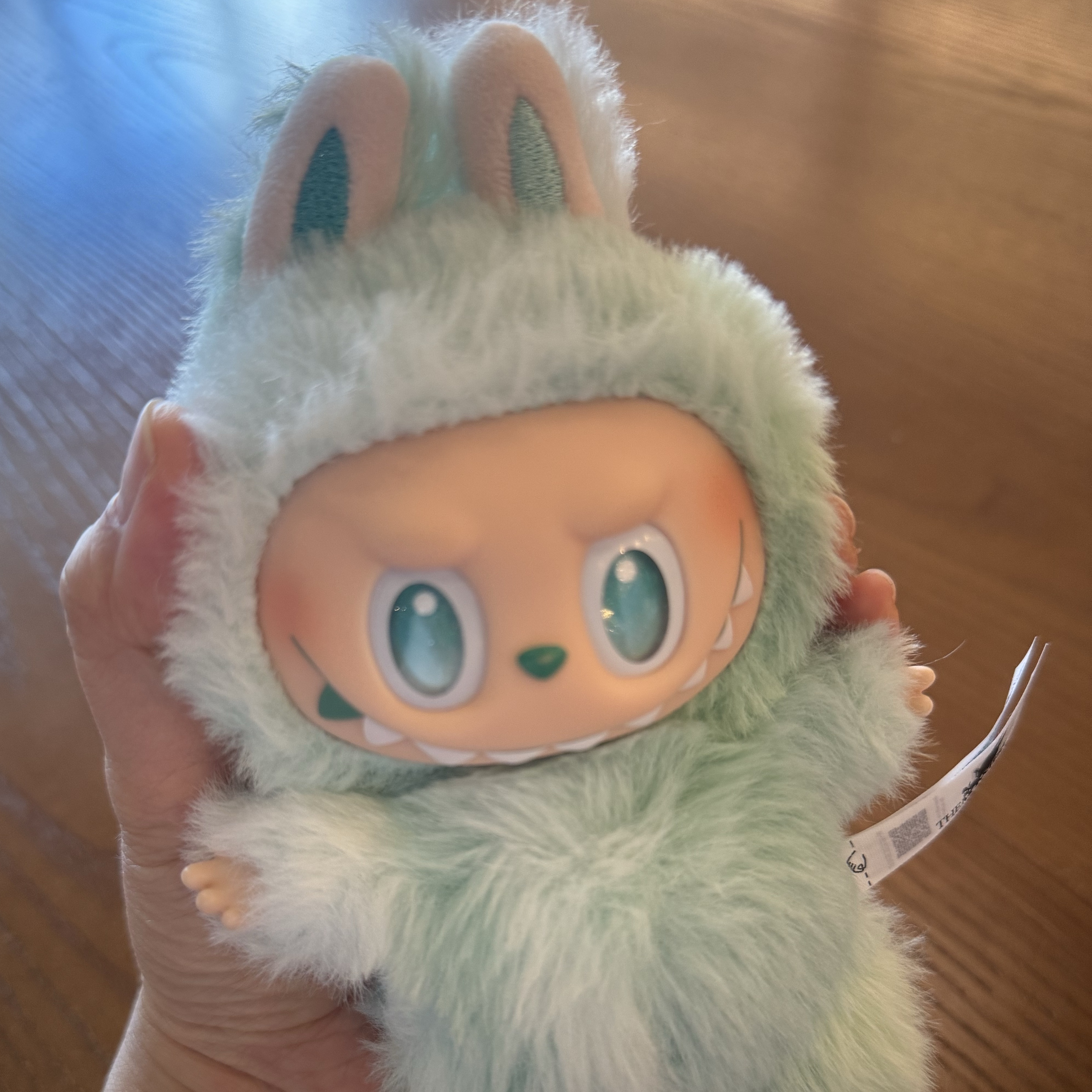 Pop Mart Labubu The Monsters Highlight Series Serenity Keyring (Opened Case) 착용 스타일