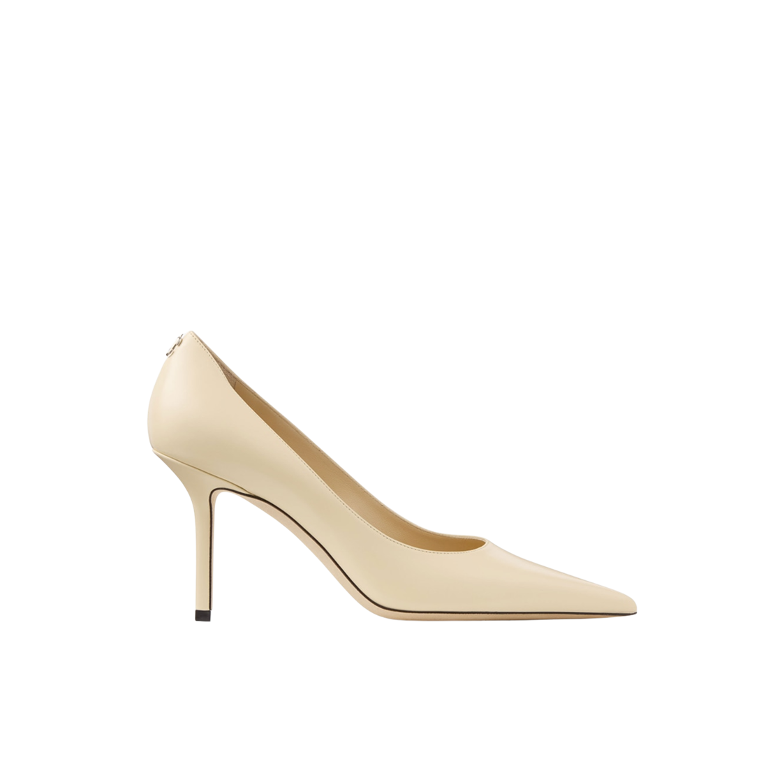 (W) 지미추 러브 85 JC 엠블럼 카프스킨 펌프스 버터 밀크((W) Jimmy Choo Love 85 JC Emblem Calfskin Pumps Butter Milk)