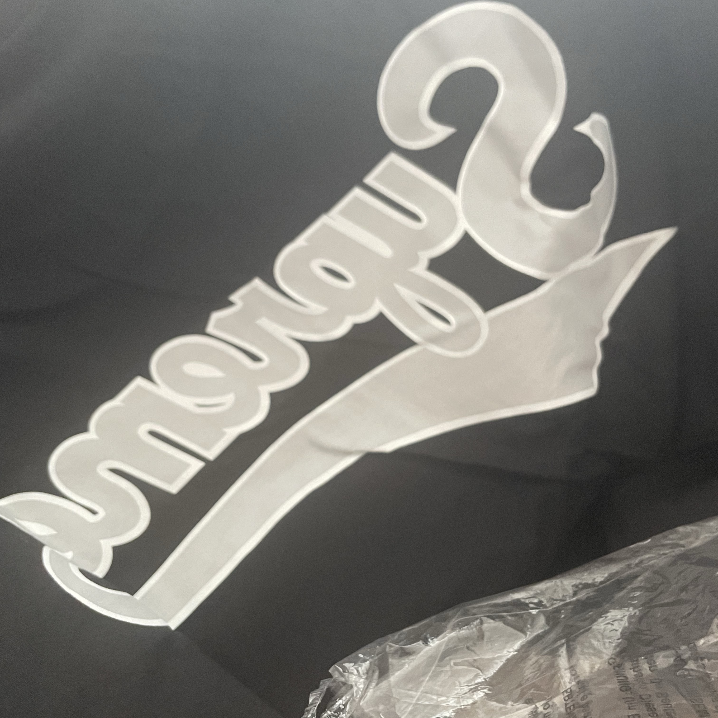 Supreme Backwards T-Shirt Black - 24SS 착용 스타일