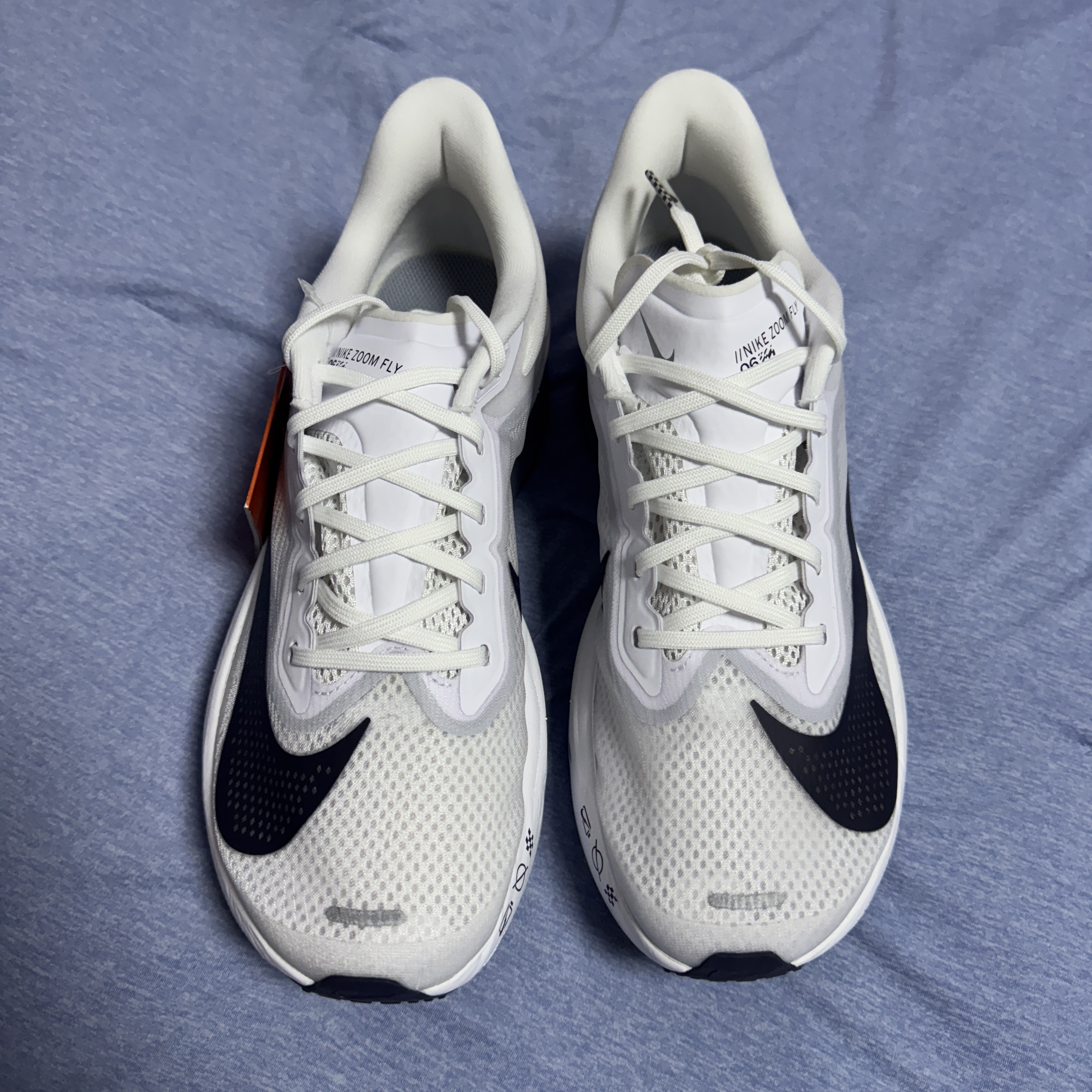 Nike Zoom Fly 6 White Pure Platinum 착용 스타일 - 2