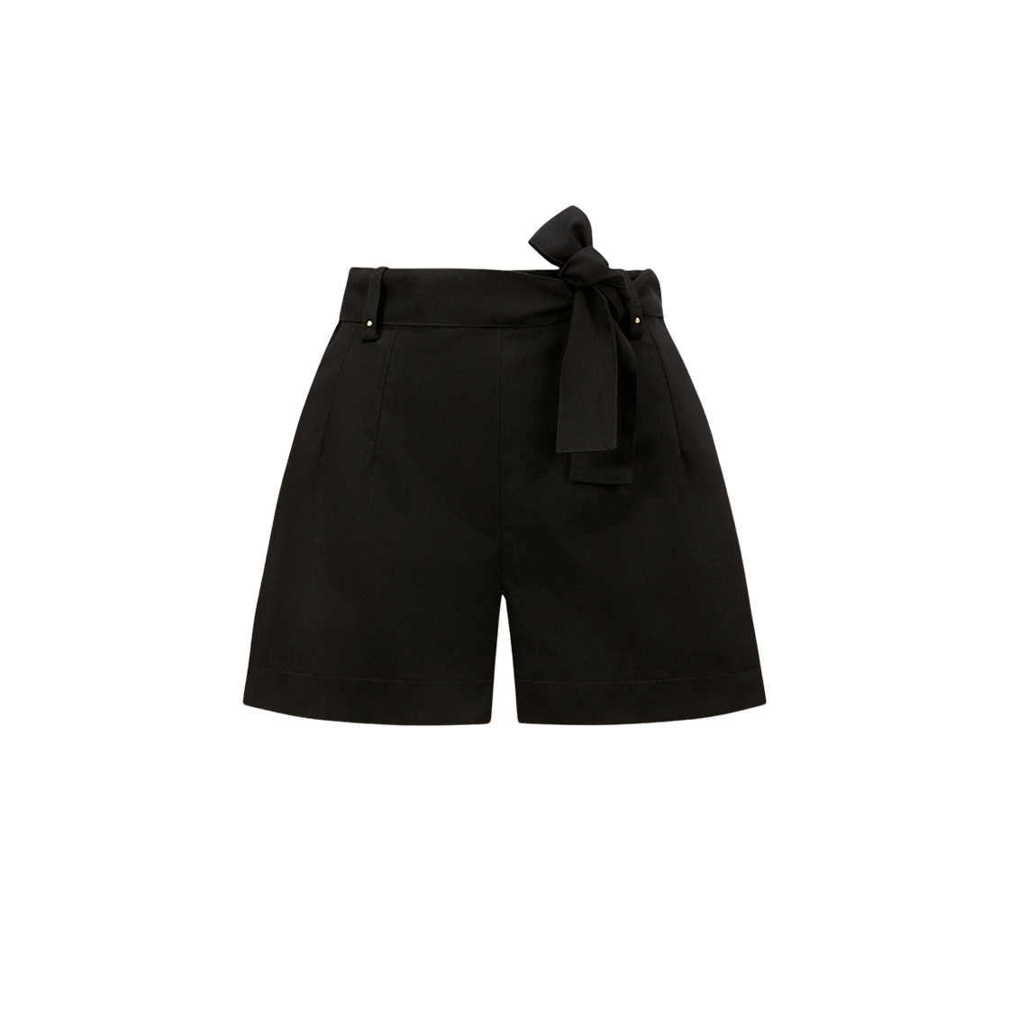 K1-093-2B00019-54A36-999 (W) Moncler Gabardine Shorts Black - 25SS