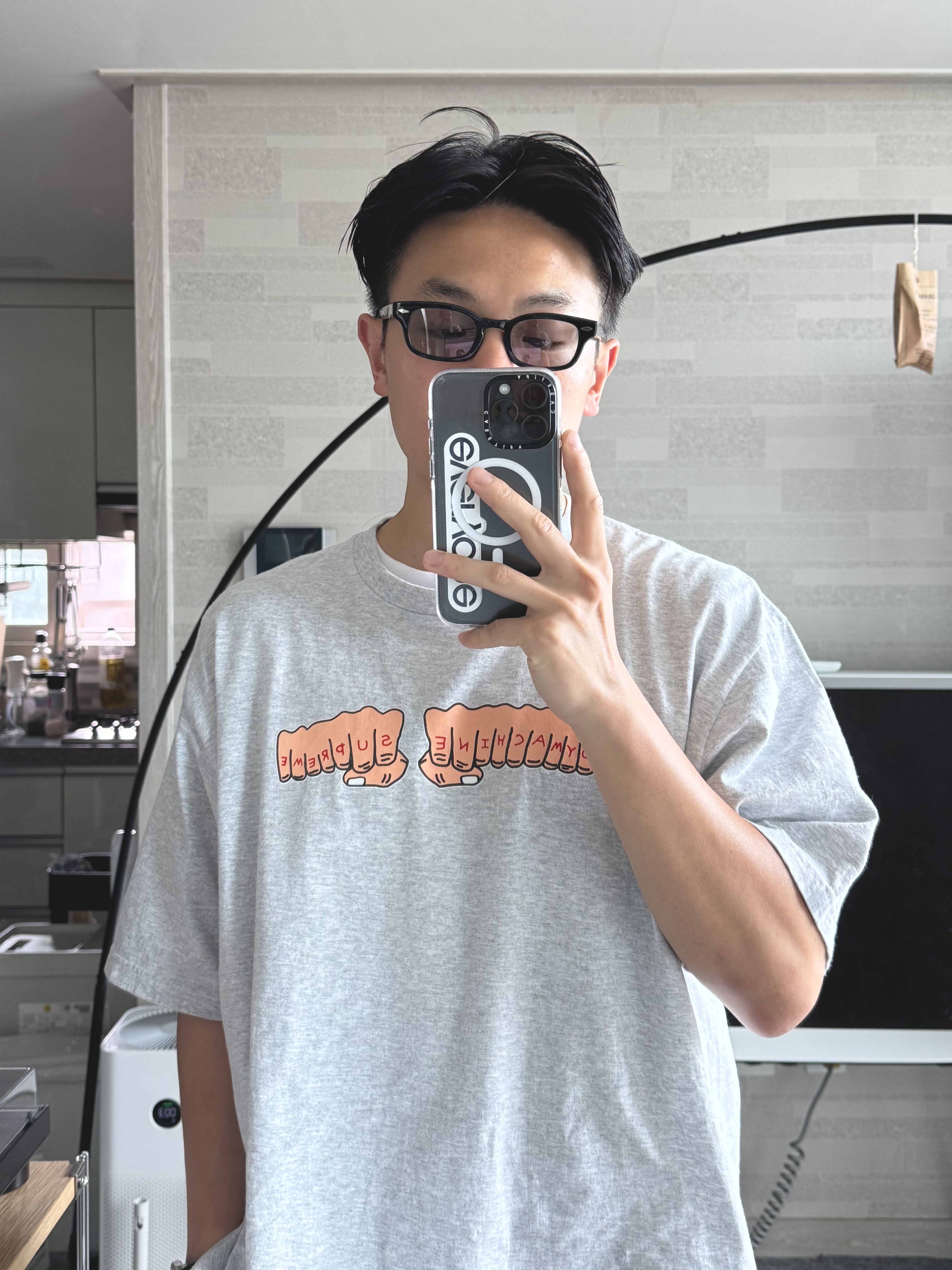Supreme x Toy Machine Fist T-Shirt Ash Grey - 24SS, Arc'teryx Aerios 18 Backpack Soulsonic 착용 스타일 - 2