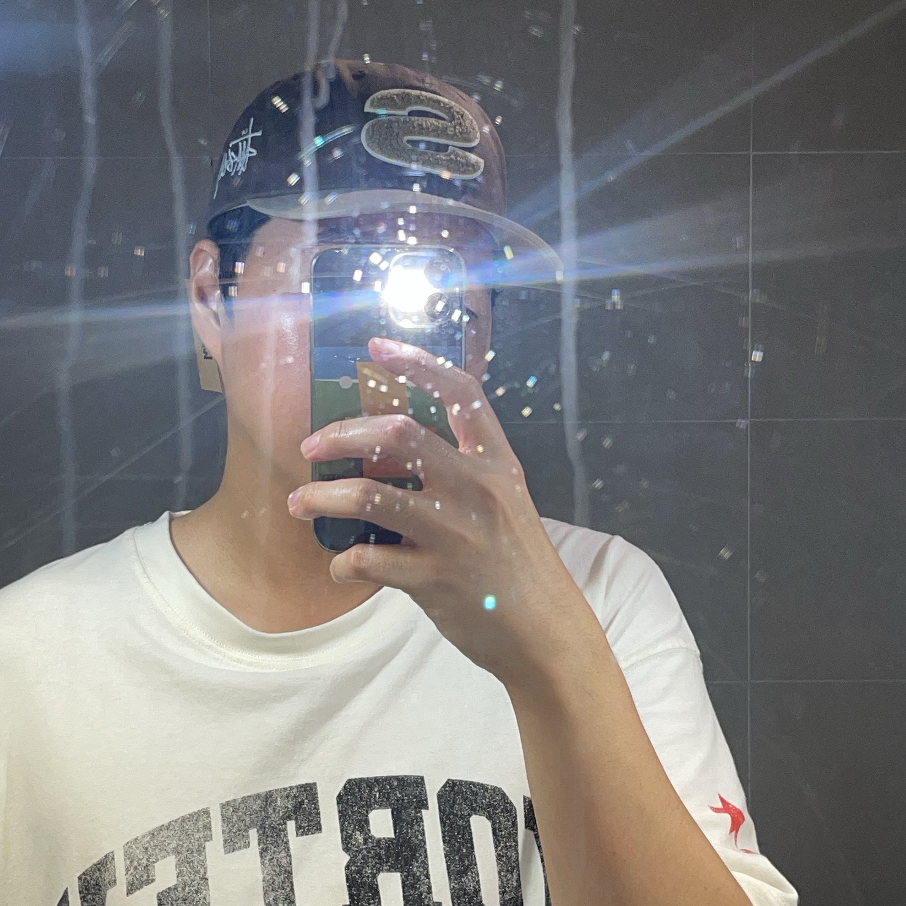 Stussy Chenille S Low Pro Cap Brown 착용 스타일