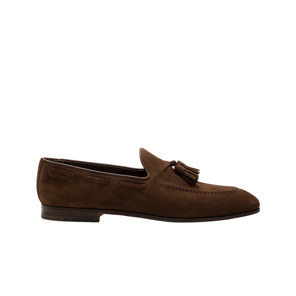 EDB141-9CA-F0AXO Church's Maidstone Suede Loafer Burnt