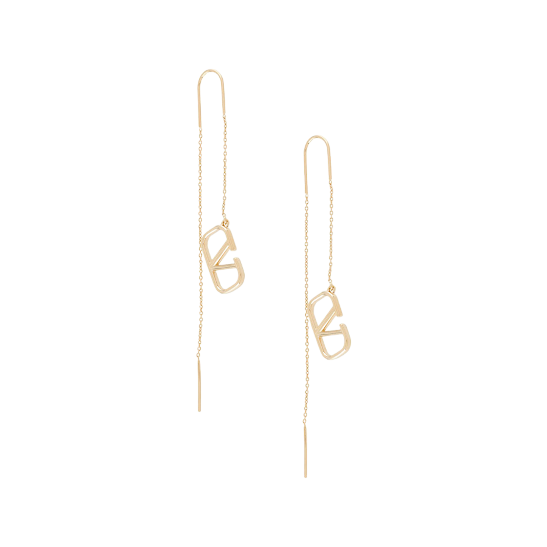 J0D05METCS4 (W) Valentino Vlogo Signature Earrings Gold