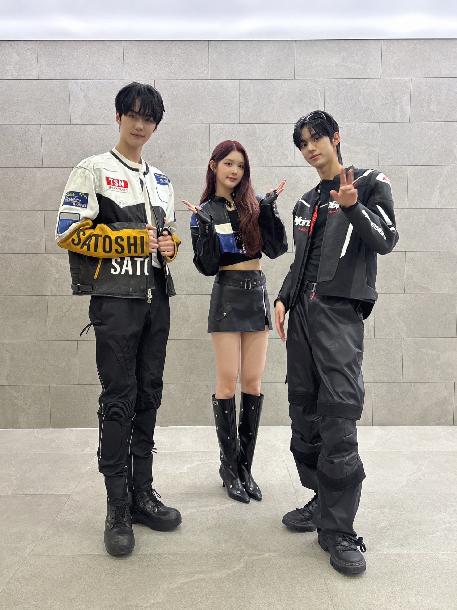 [더블적립]farfromwhat far layered work pants_black 착용 스타일