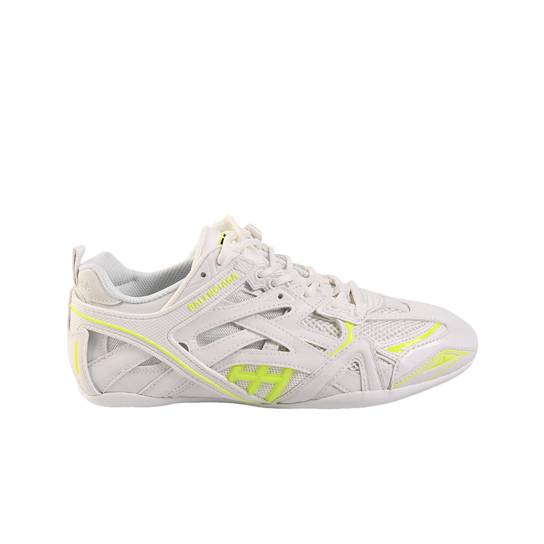 (W) 발렌시아가 드라이브 스니커즈 화이트 플루오 옐로우((W) Balenciaga Drive Sneakers White Fluo Yellow) - 1
