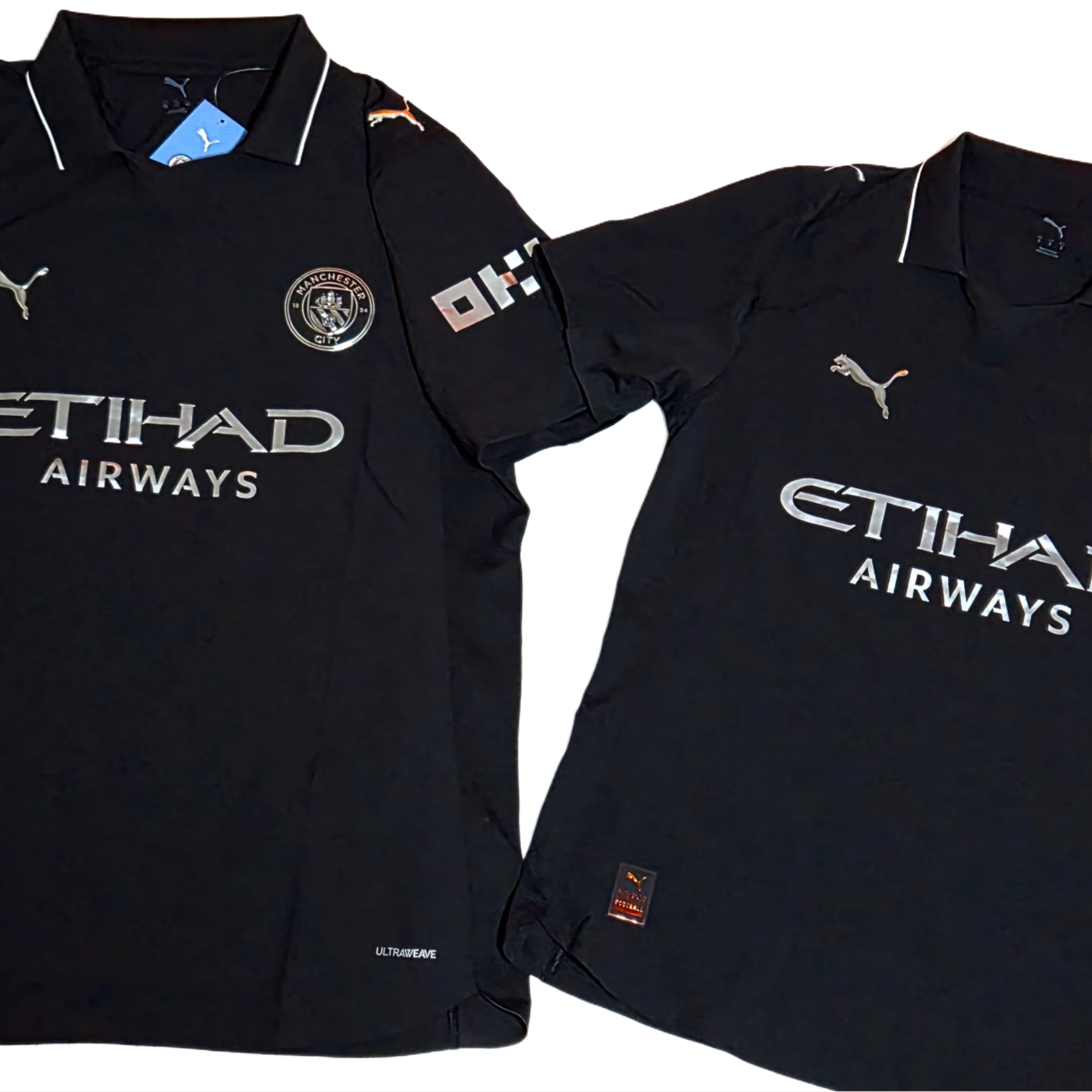 Puma Manchester City 2025/26 Away Authentic Jersey Black (Non Marking Ver.) 착용 스타일