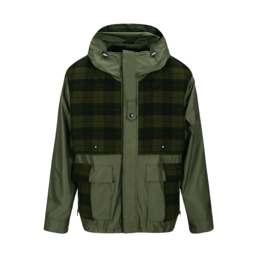 ADSB 앤더슨벨 레이스업 아노락 후디 블랙 | ADSB ANDERSSON