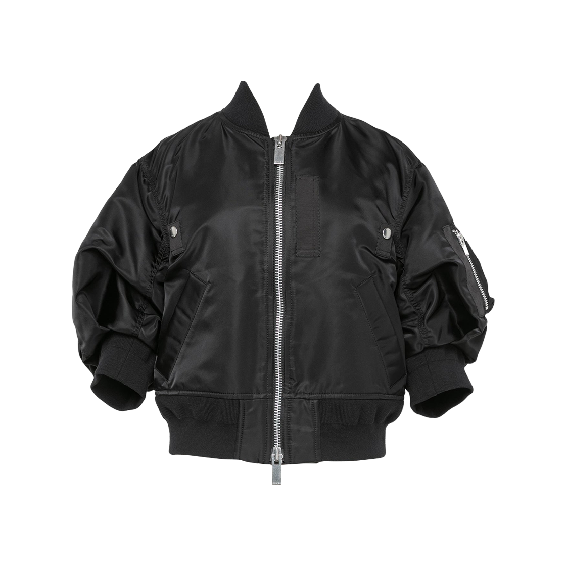 SCW-202-001 (W) Sacai Nylon Twill Blouson Black