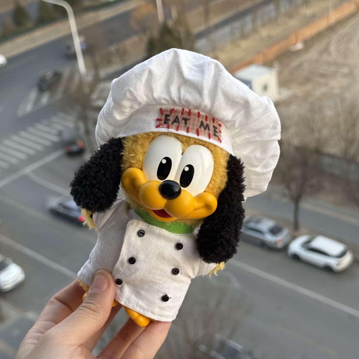 Pop Mart Mickey Family Cute Together Keychain Pluto Series (Opened Case) 착용 스타일