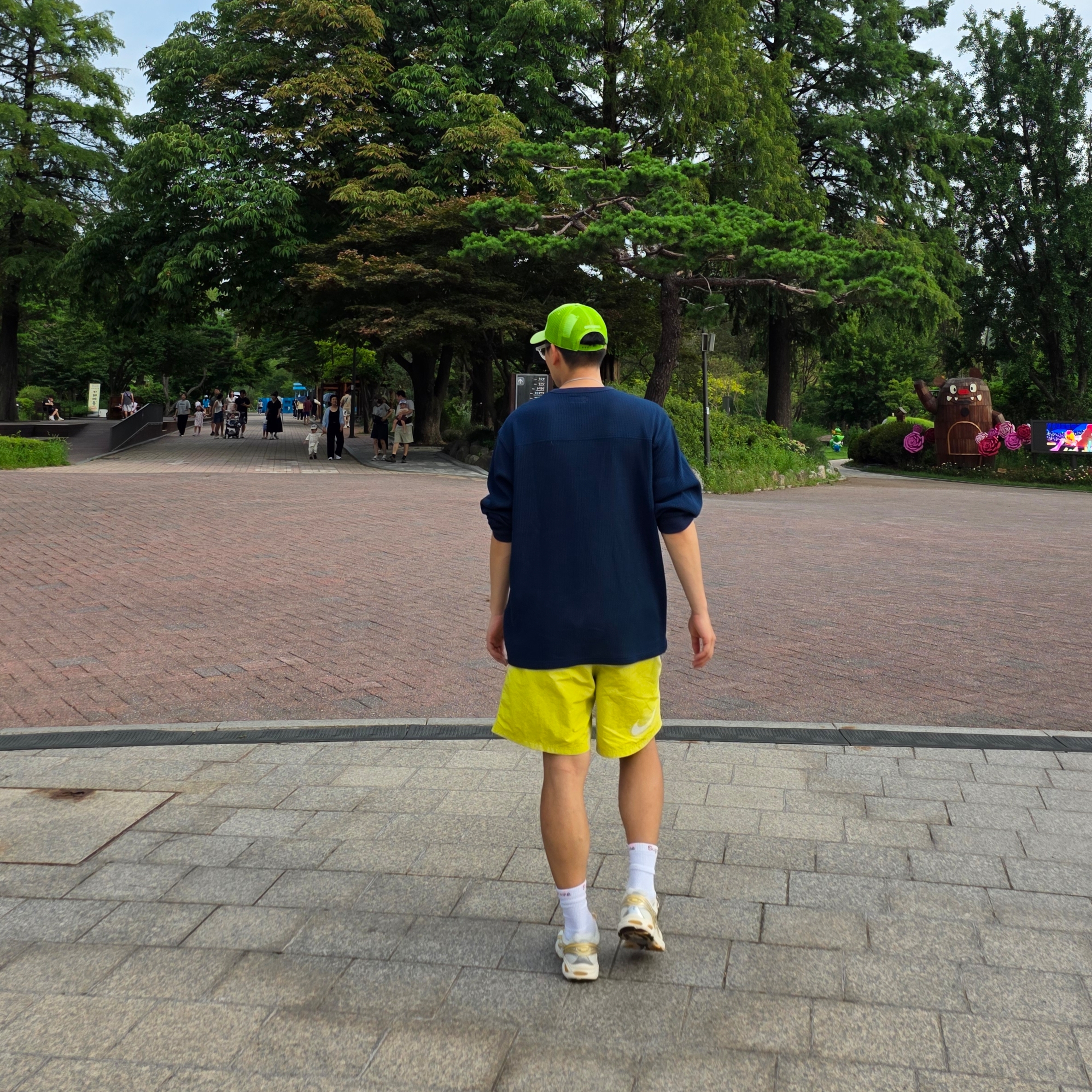 Supreme Polartec Mesh L/S Football Top Navy - 25SS, Nike x Stussy Shorts High Voltage (FJ9167-344) 착용 스타일 - 2
