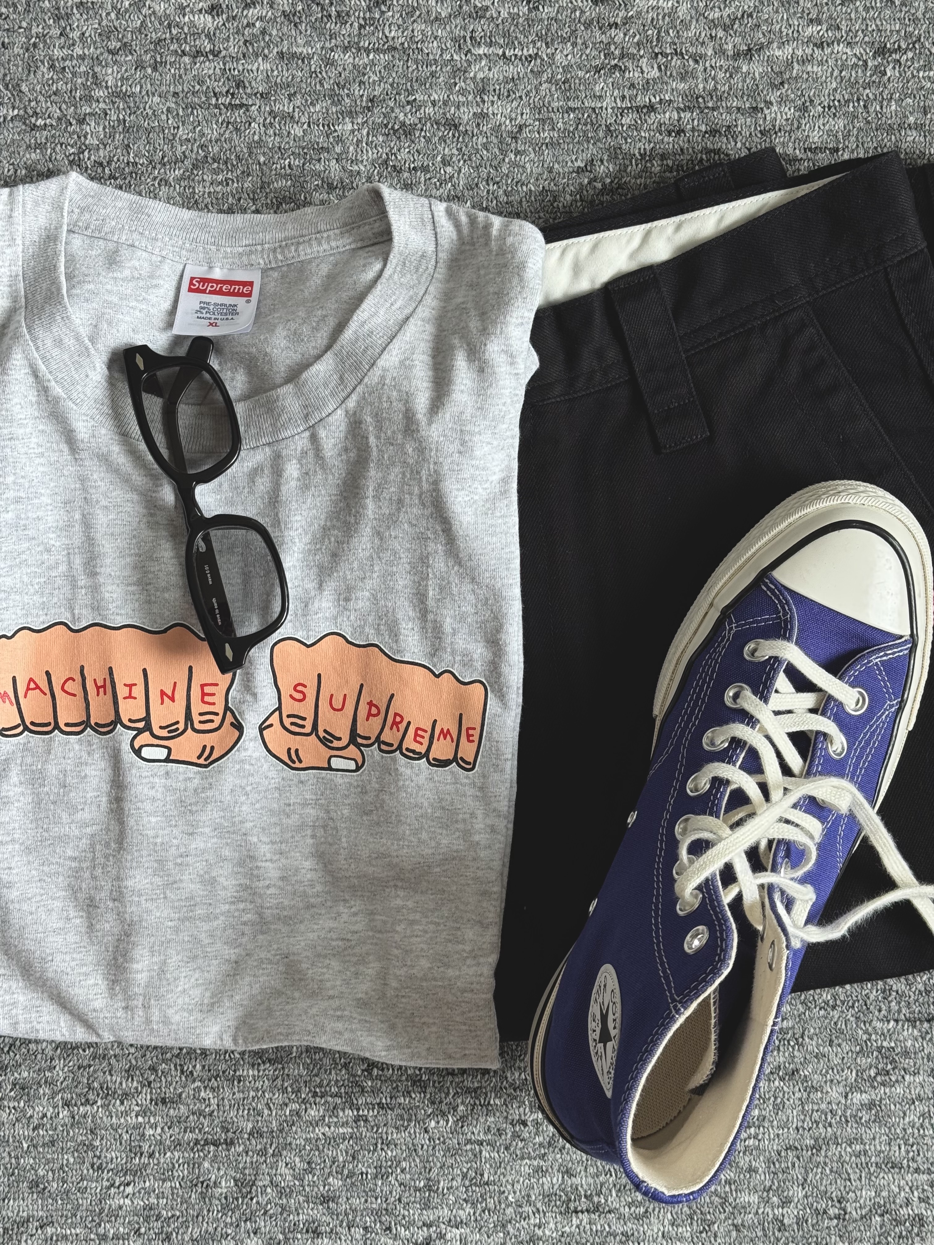 Supreme x Toy Machine Fist T-Shirt Ash Grey - 24SS, Arc'teryx Aerios 18 Backpack Soulsonic 착용 스타일 - 1