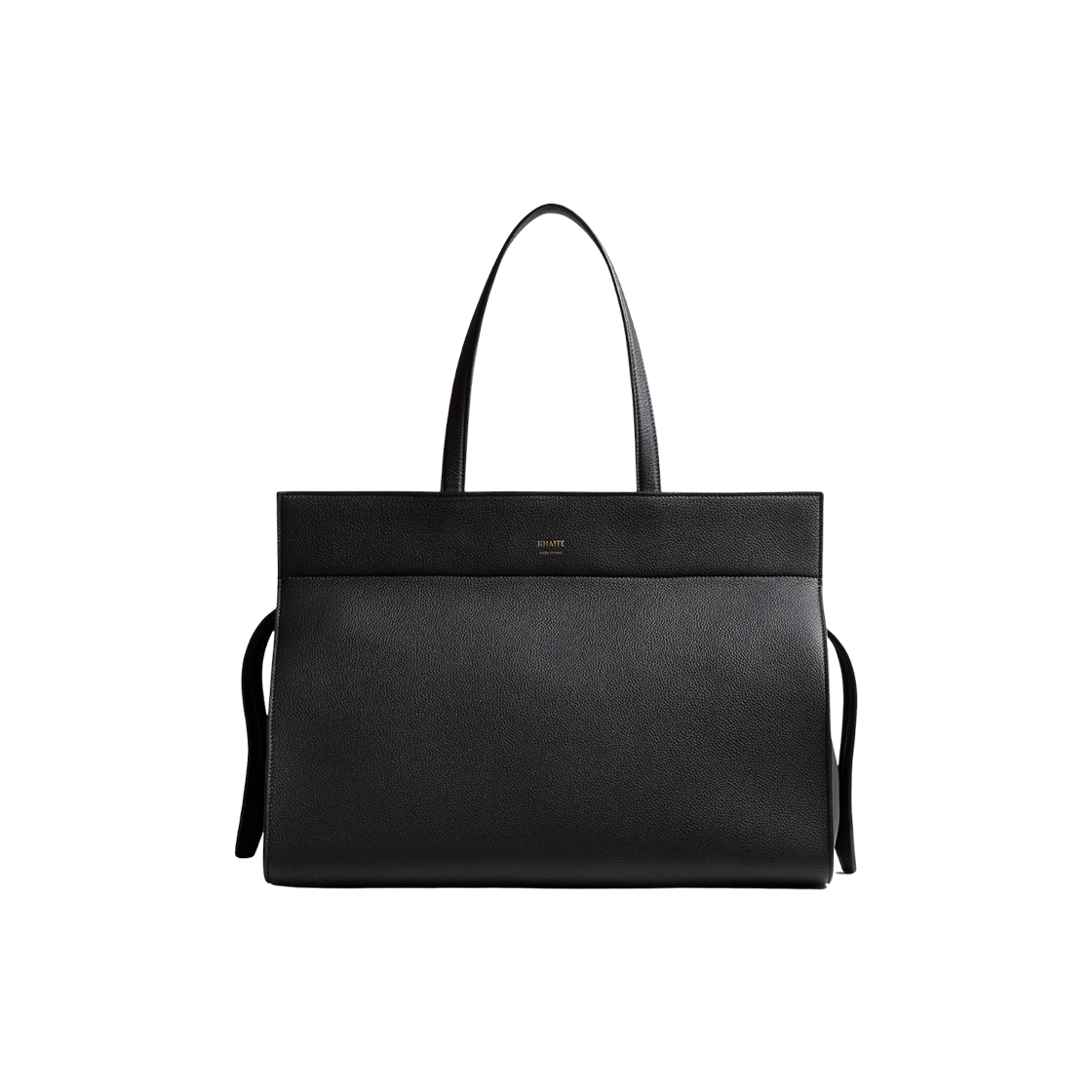 케이트 크로스비 페블 레더 백 블랙(Khaite Crosby Pebbled Leather Bag Black)