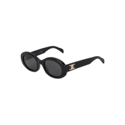 (W) Celine Triomphe 01 Sunglasses in Acetate Black